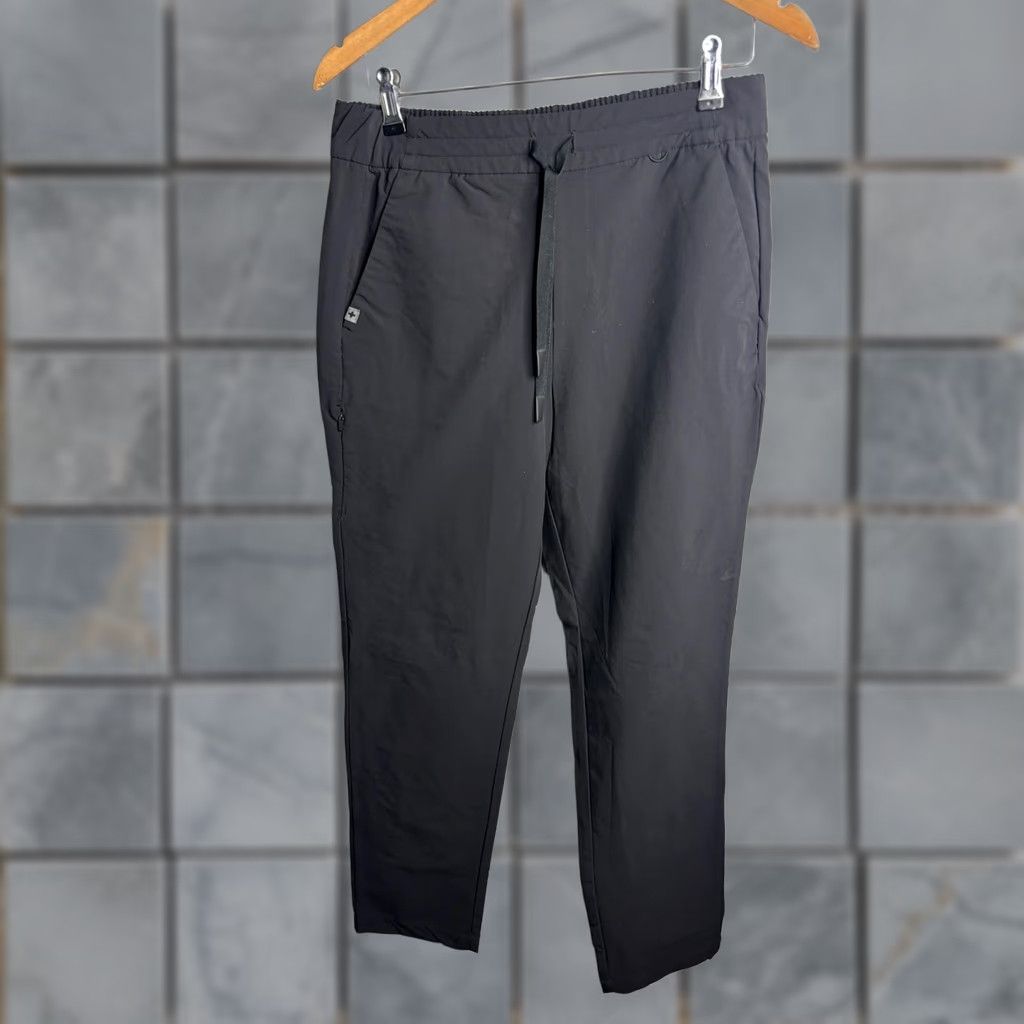 Vintage FIGS FIGSPRO Pants Mens Medium Gray Medical Scrub Jogger Pockets Drawstring Size US 31 - 1 Thumbnail