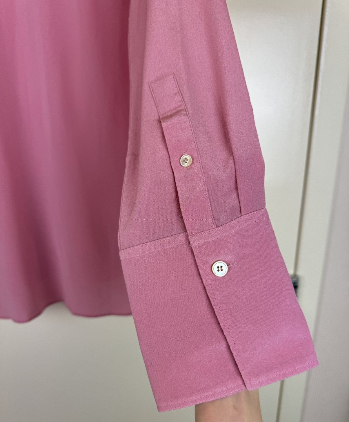 Joseph Joseph 100% Silk Joe Shirt Crepe Blouse Loro Piana Style S Size S / US 4 / IT 40 - 12 Thumbnail