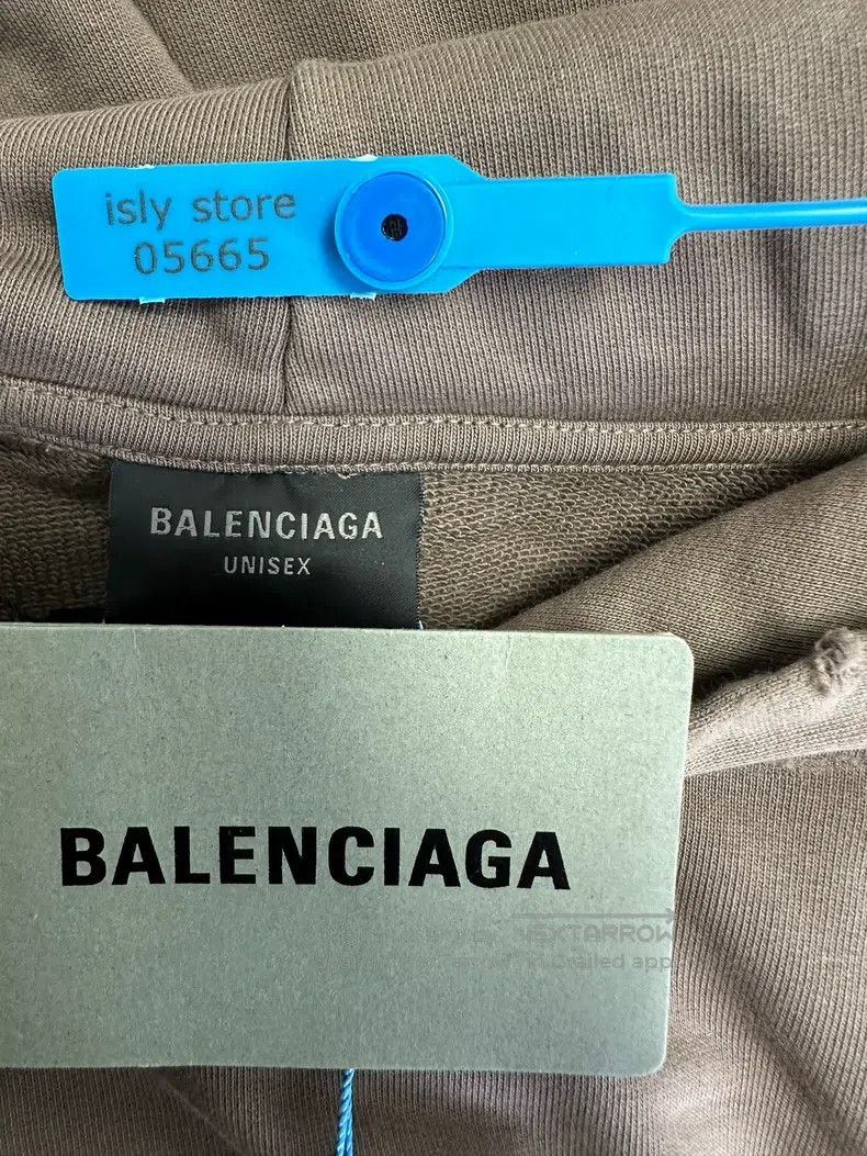 Balenciaga Balenciaga Solid Color Letter Printed Hooded Long Sleeve S Size US XXS / EU 40 - 5 Thumbnail