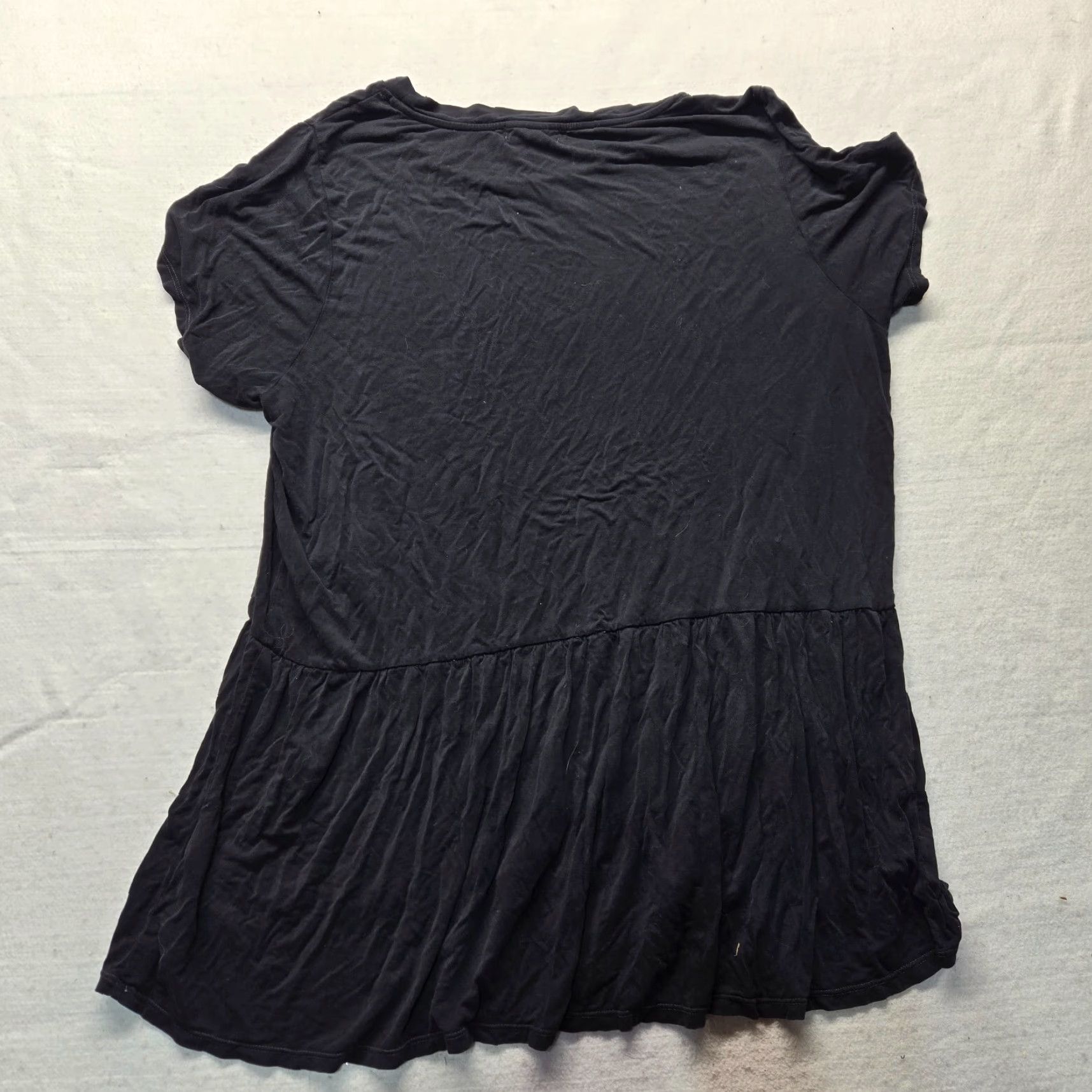 Vintage VINTAGE Wonderly Black Tunic Shirt Women 1X Blouse Short Sleeve Pullover Casual Top Women’s Plus Size Size XL / US 12-14 / IT 48-50 - 6 Thumbnail