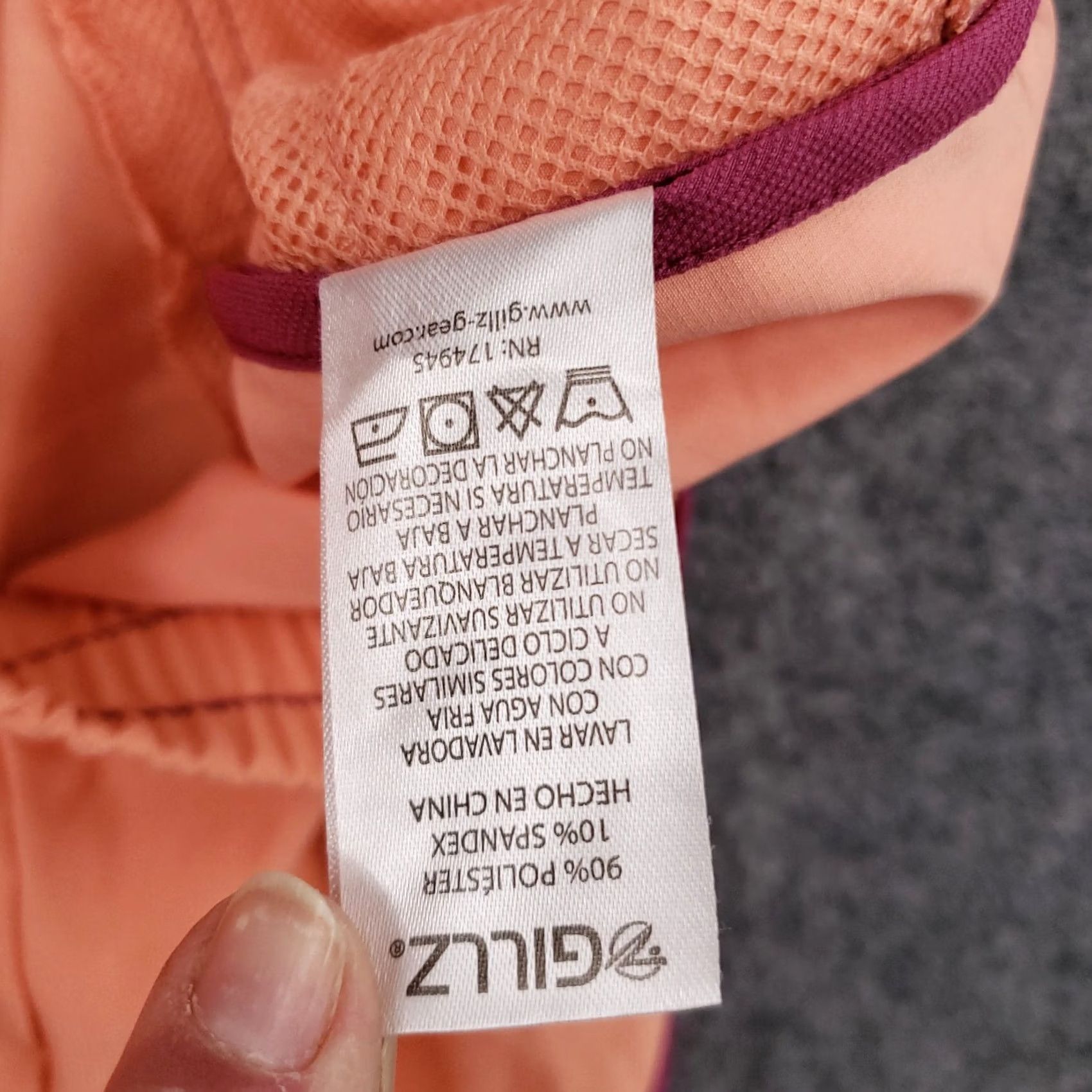 Vintage Gillz Shorts Womens L Large Orange Elastic Mid Rise Pull On Athletic Active Gym Size 36" / US 14 / IT 50 - 4 Thumbnail