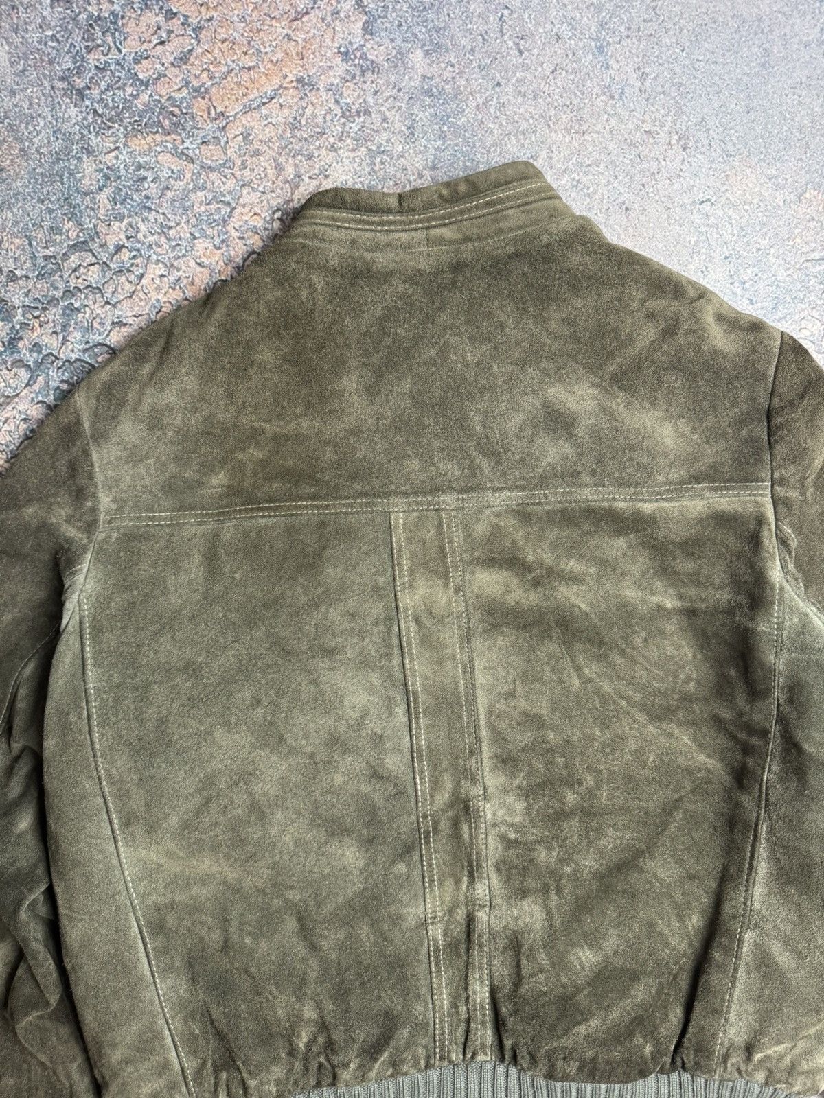 Japanese Brand LEATHER JACKET SUEDE PERFECTO BOMBER STYLE OLD MANY Size US M / EU 48-50 / 2 - 15 Thumbnail