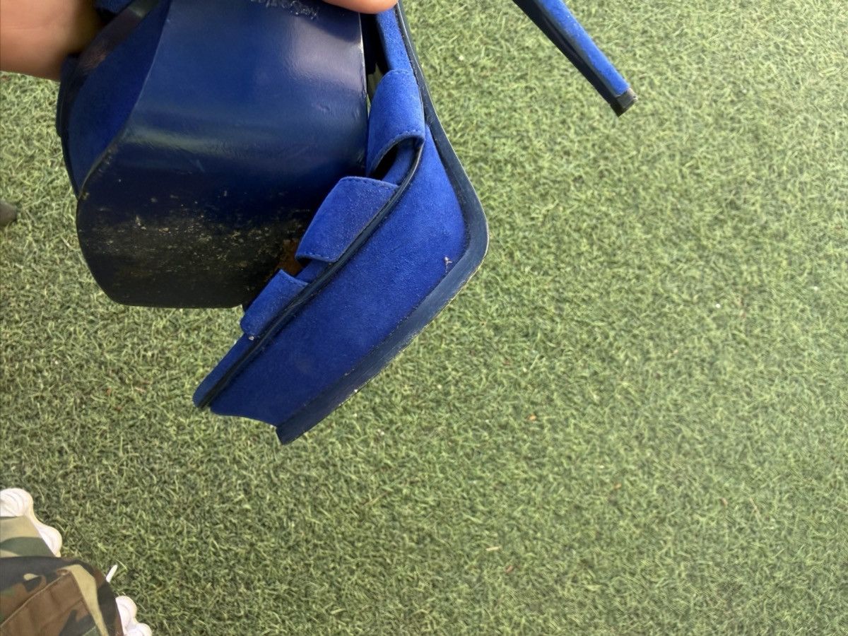Yves Saint Laurent Yves saint laurent velvet boot 40 1/2 Size US 10.5 / IT 40.5 - 19 Thumbnail