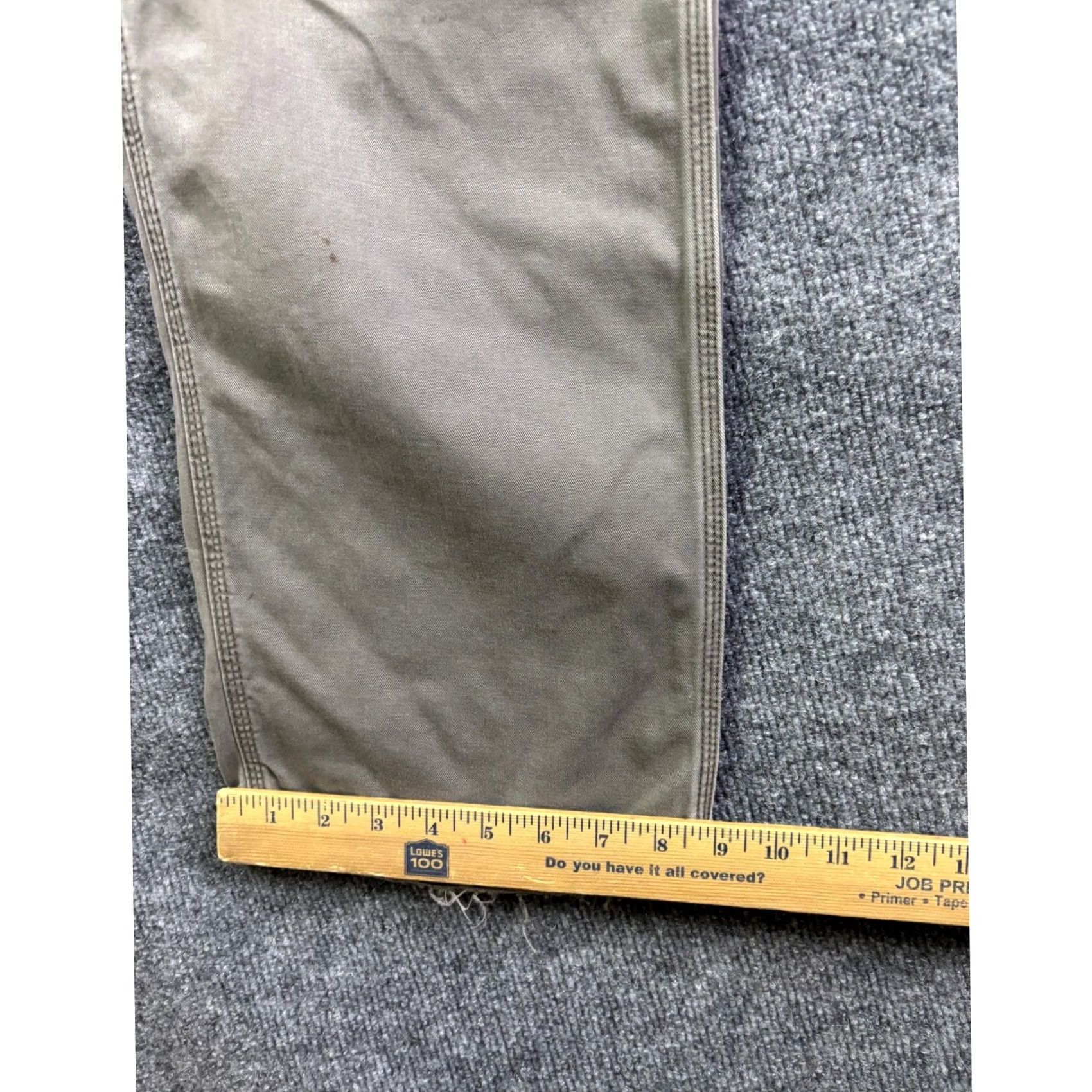 Carhartt Carhartt Carpenter Pants Mens 38x30 Gray Distressed Relaxed Fit Twill Utility Pants Size US 38 / EU 54 - 6 Thumbnail