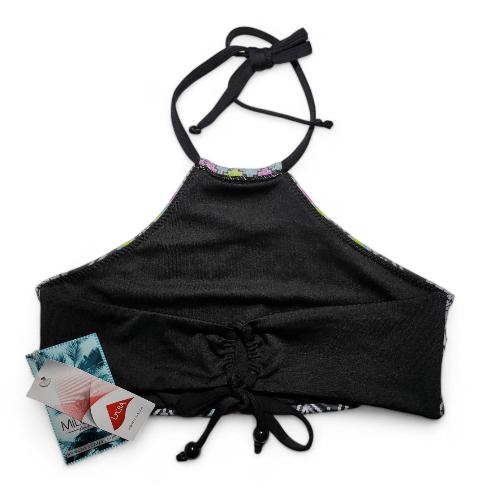 Other NWT MILONGA Beachwear Yucatan Reversible Halter Bikini Top Size M / US 6-8 / IT 42-44 - 4 Thumbnail