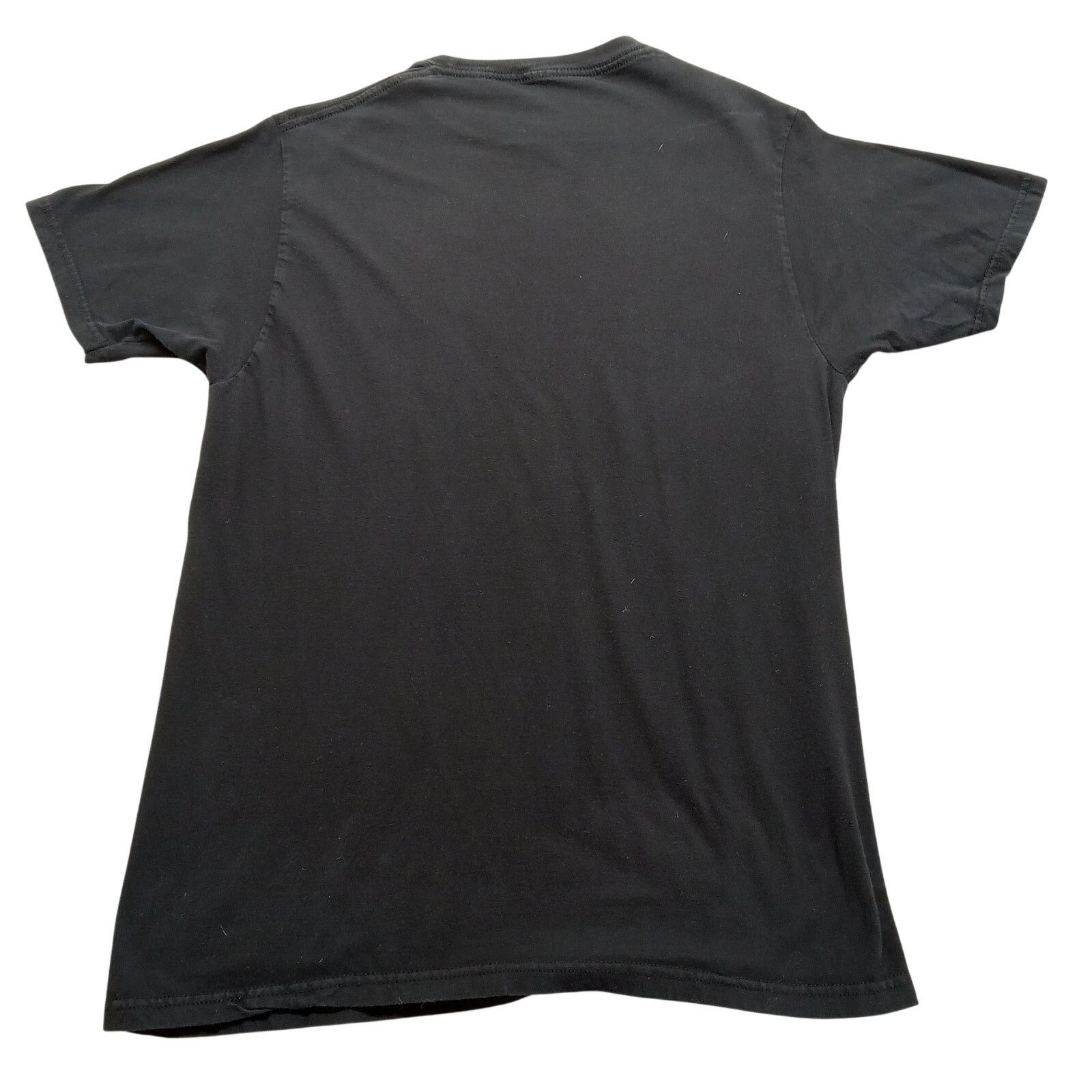 & Other Stories 90s Style Pac-Man T-Shirt M Men's Short Sleeve Black Size US M / EU 48-50 / 2 - 2 Thumbnail