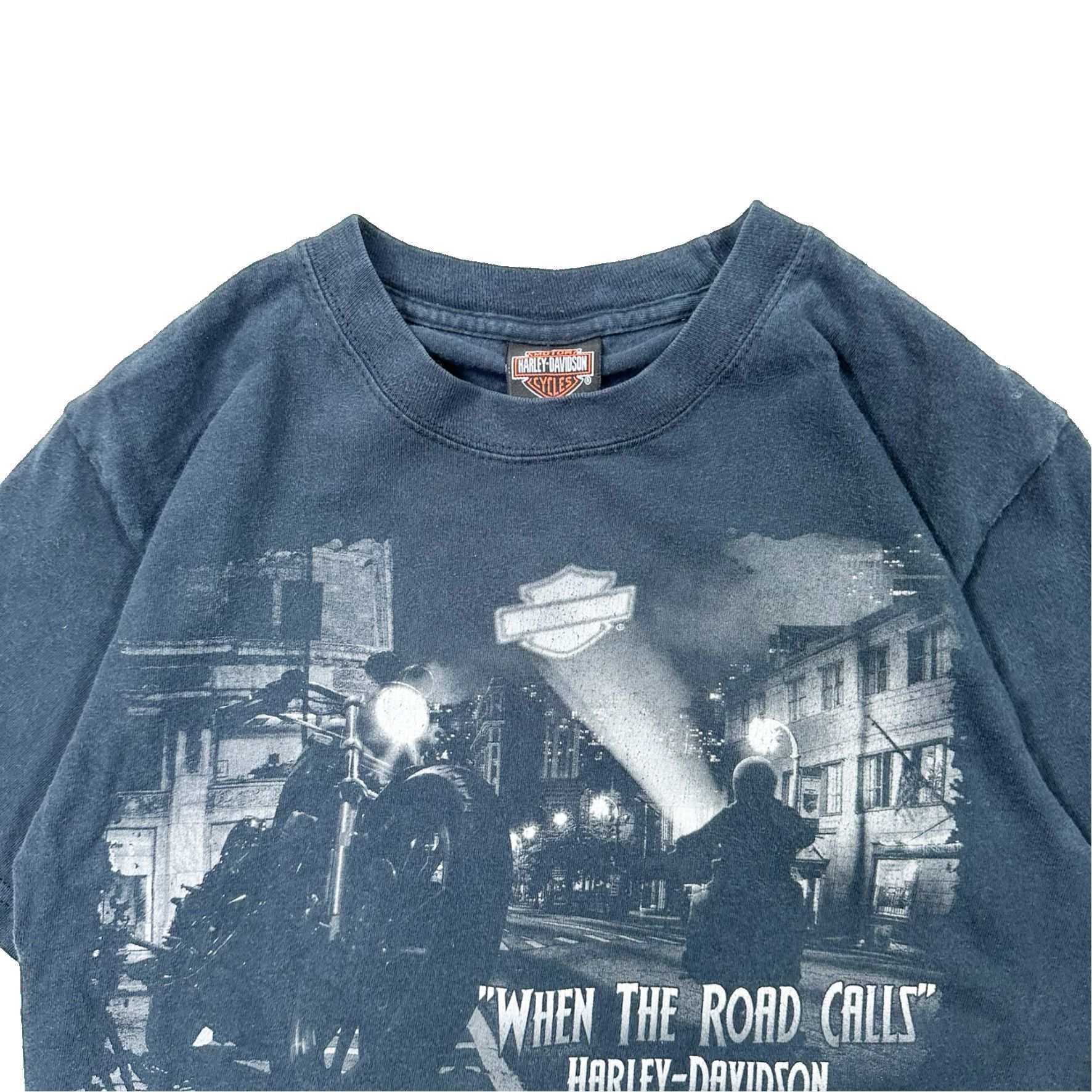 Vintage Vintage Harley Davidson When the Road Calls Graphic T Shirt Size US S / EU 44-46 / 1 - 2 Thumbnail