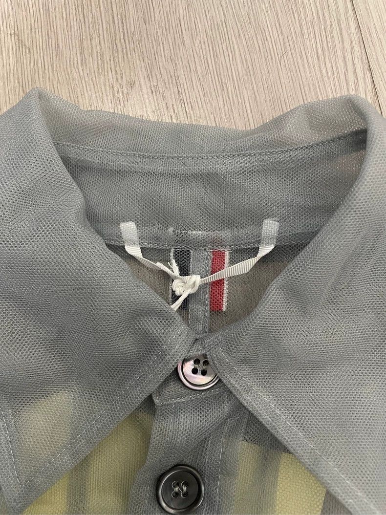 Thom Browne Thom Browne Blue-gray new show summer series tulle jacket 2 Size US L / EU 52-54 / 3 - 6 Thumbnail
