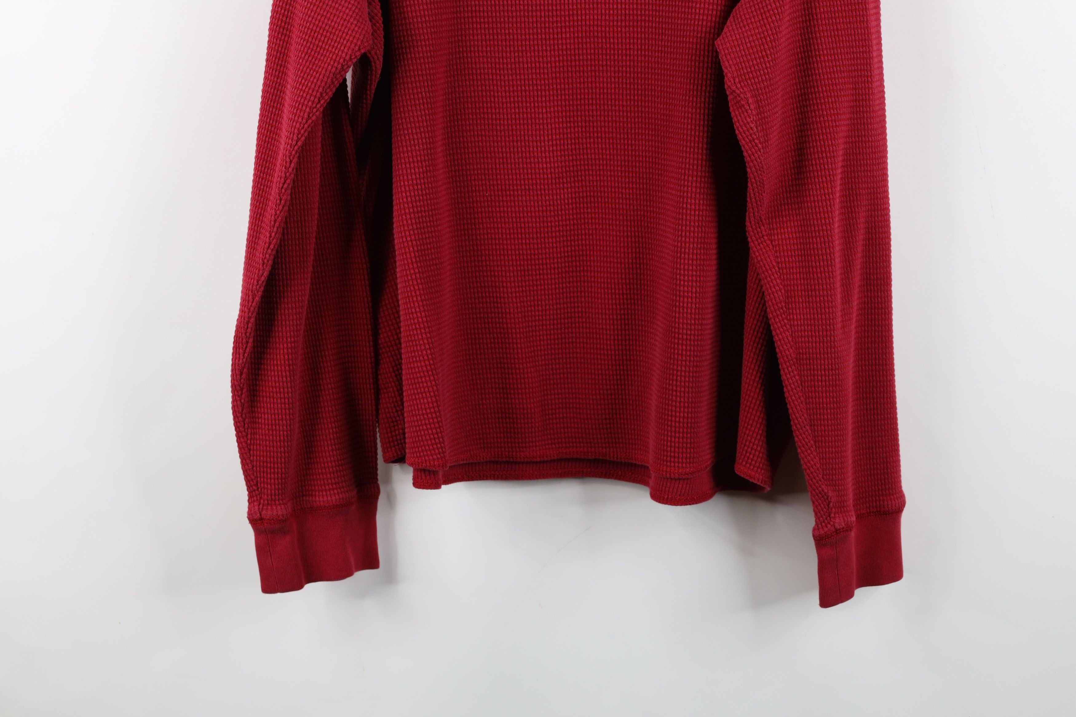 Eddie Bauer Vintage Eddie Bauer Blank Thermal Waffle Knit Henley T-Shirt Size US L / EU 52-54 / 3 - 12 Thumbnail