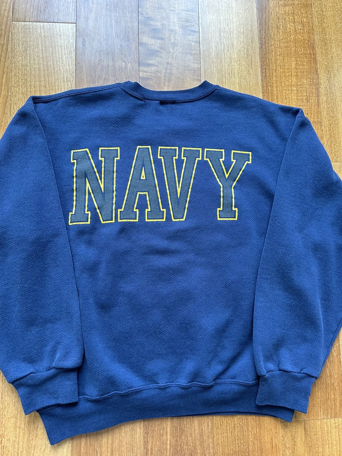 Vintage Vintage 90s United States Navy USN Sweatshirt Army Military Size US S / EU 44-46 / 1 - 4 Thumbnail