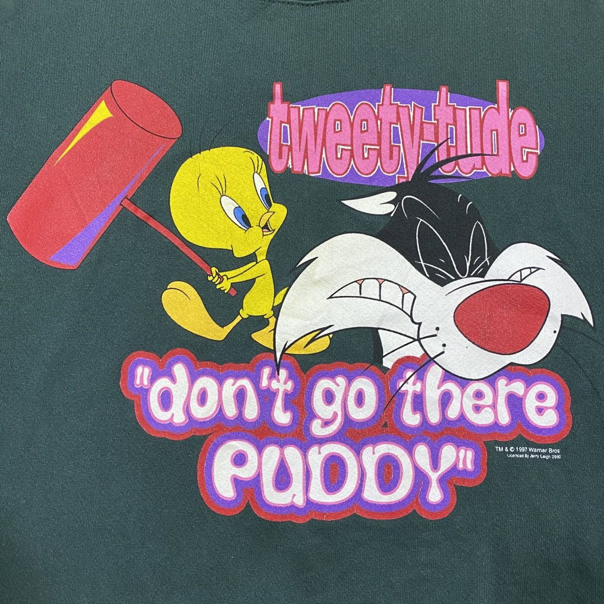 Vintage × Warner Bros Vintage 1997 LOONEY TUNES Sweatshirt Size US M / EU 48-50 / 2 - 2 Thumbnail