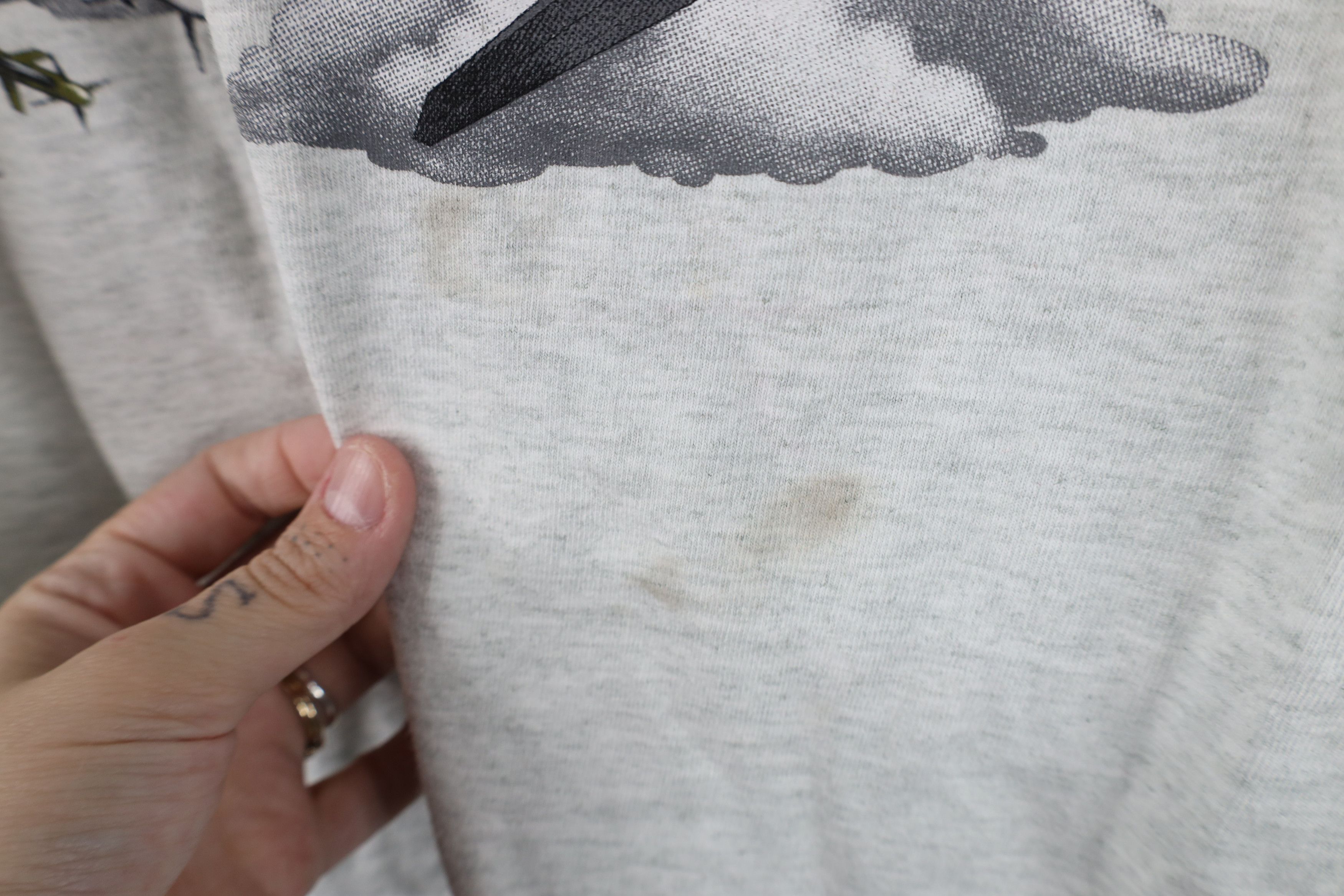 Vintage Vintage 90s United States Air Force Jet Planes T-Shirt Gray Size US XL / EU 56 / 4 - 6 Thumbnail