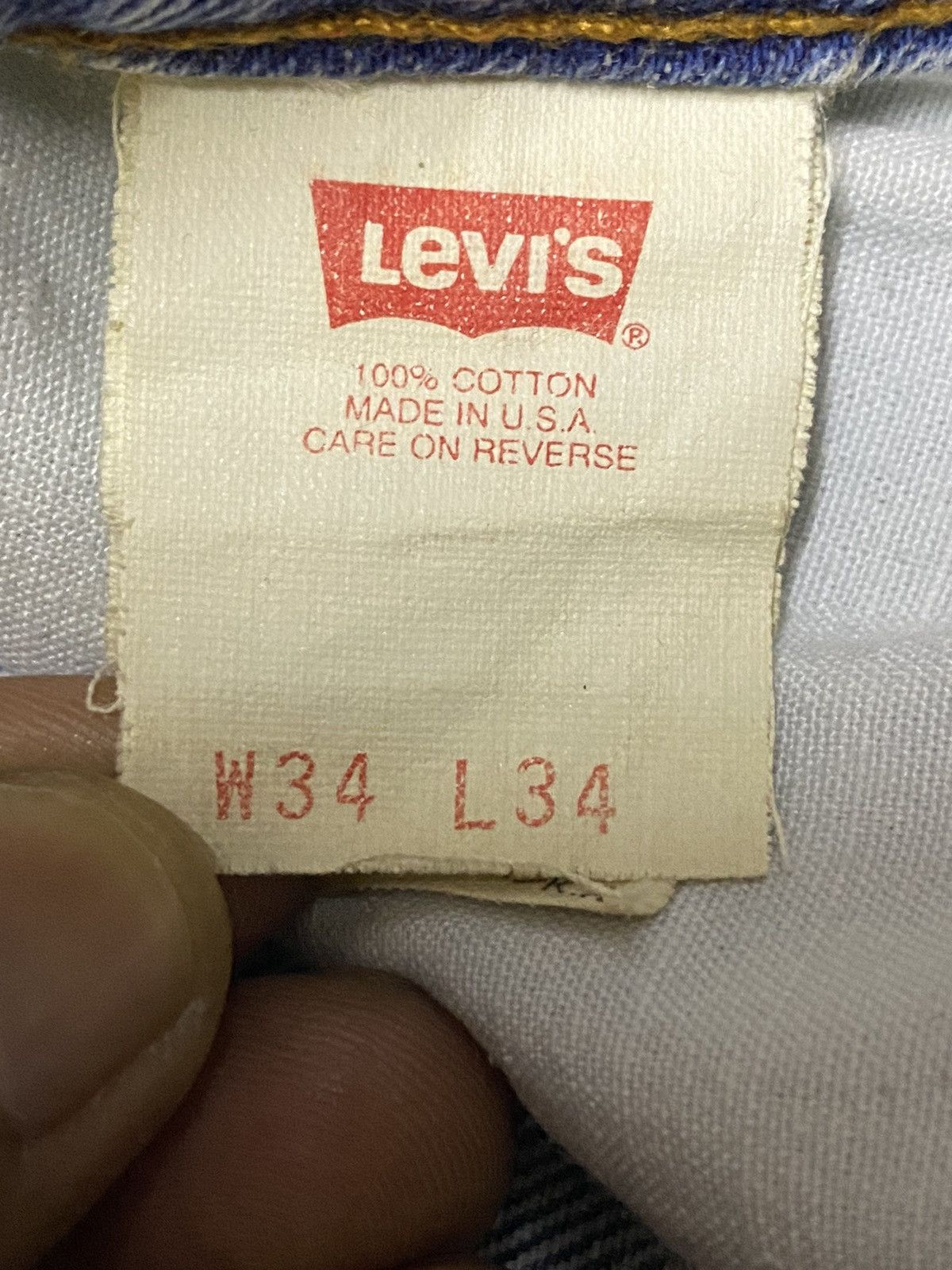 Levi's Vintage Clothing Vintage Levis515 Grunge Style Distressed Loose Jeans Size US 33 - 9 Thumbnail
