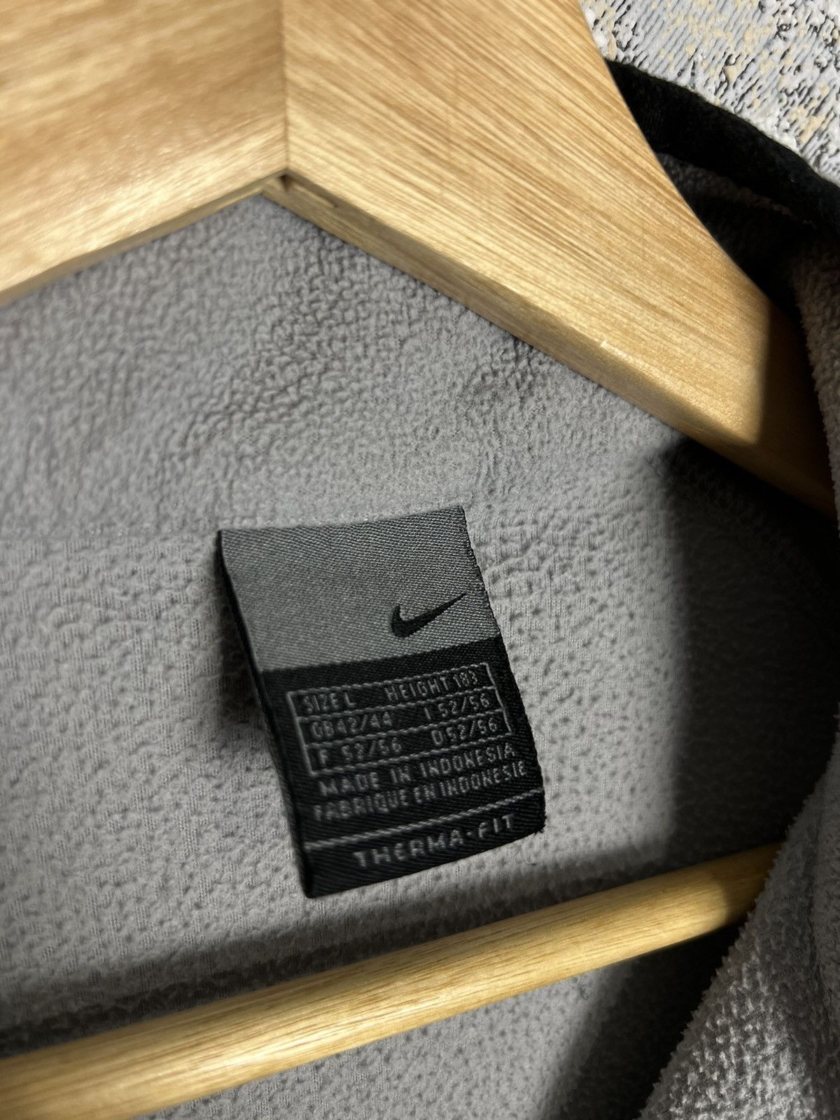 Nike × Vintage Nike Vintage Teddy Fleece 1/4 Zip Jacket Sweatshirt Size L Size US L / EU 52-54 / 3 - 3 Thumbnail