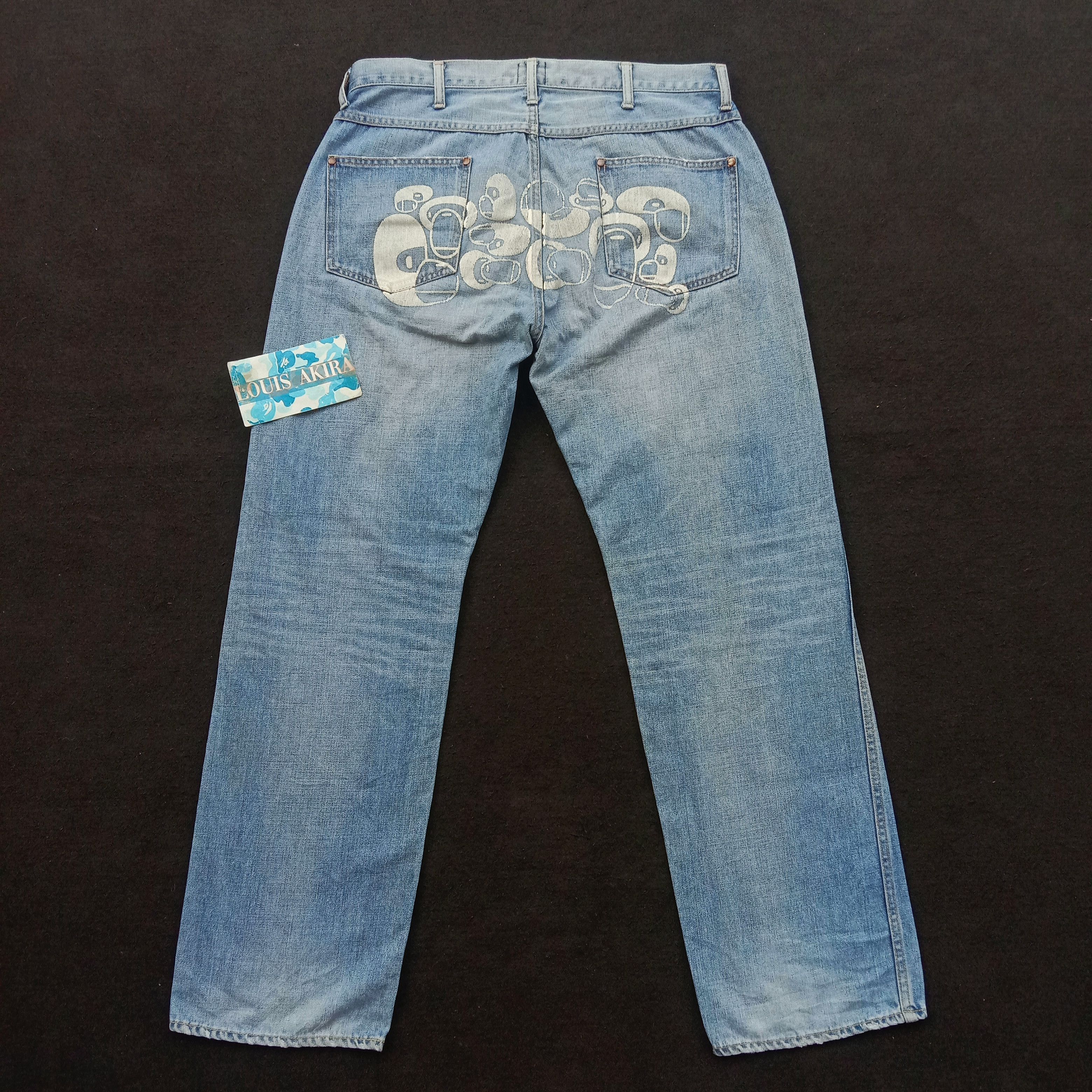 Bape Baby Milo Denim (2006) Size US 34 / EU 50 - 1 Thumbnail