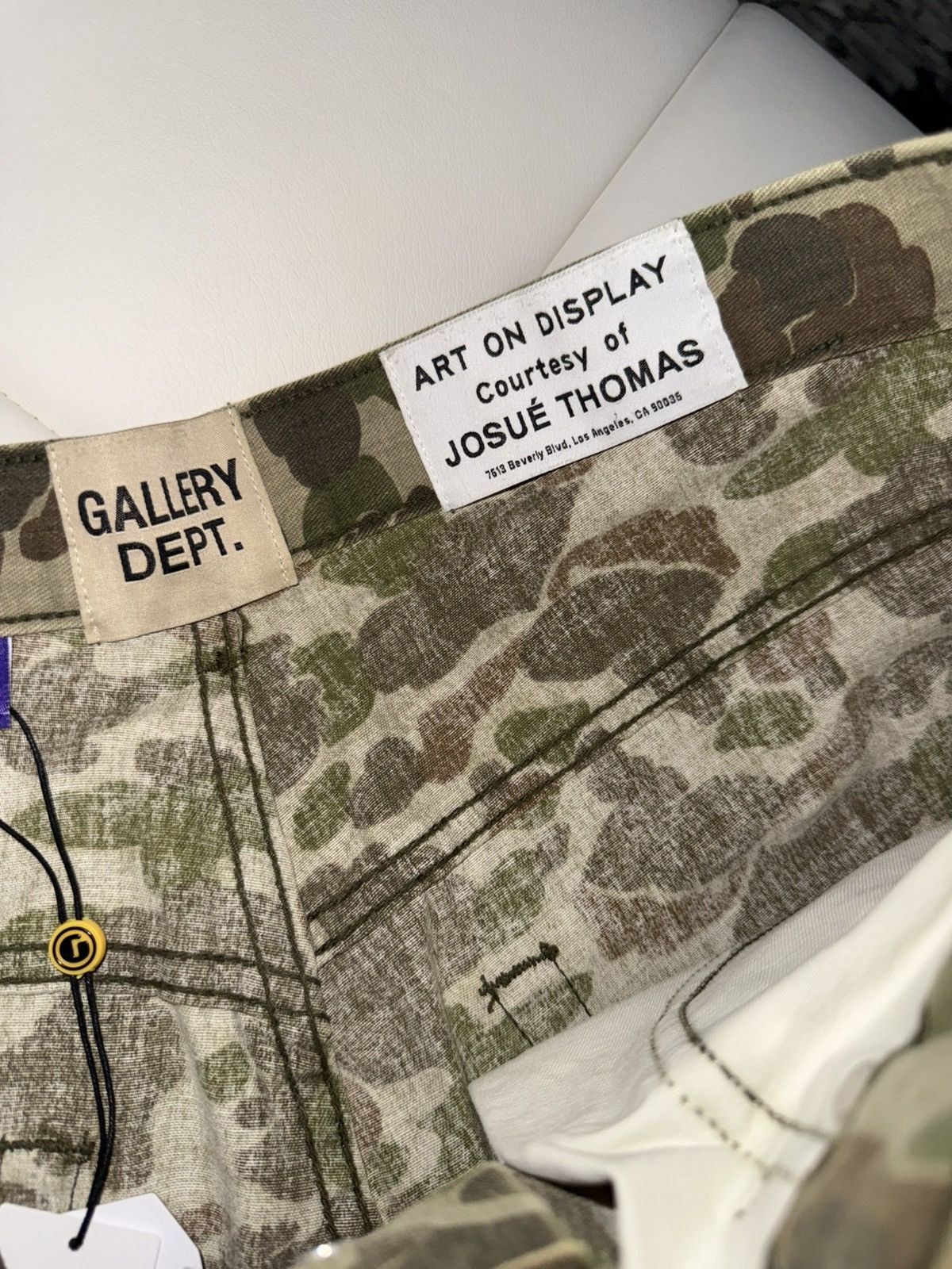 Gallery Dept. Camouflage Ventura g patch shorts Size US 32 / EU 48 - 7 Thumbnail