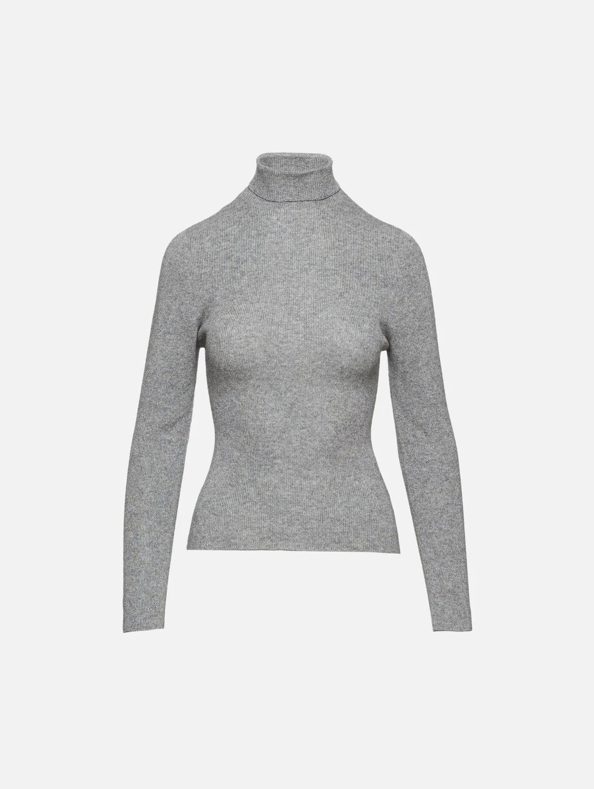 The Elder Statesman $650 The Elder Statesman Delicash Light Grey Turtleneck Size M / US 6-8 / IT 42-44 - 1 Thumbnail