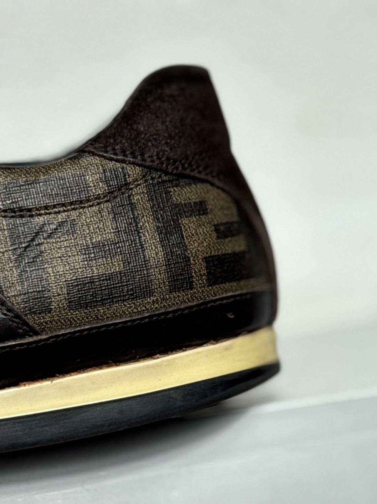 Fendi Fendi Monogram Luxury Leather Low Shoes Sneakers Size US 10 Size US 10 / EU 43 - 9 Thumbnail