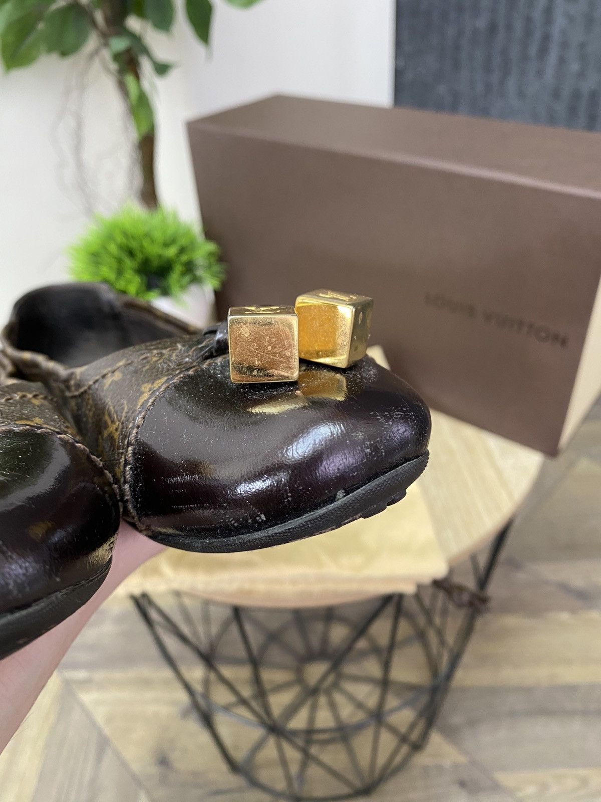 Louis Vuitton Vintage LOUIS VUITTON Monogram Flat Pumps Size US 9 / IT 39 - 12 Thumbnail