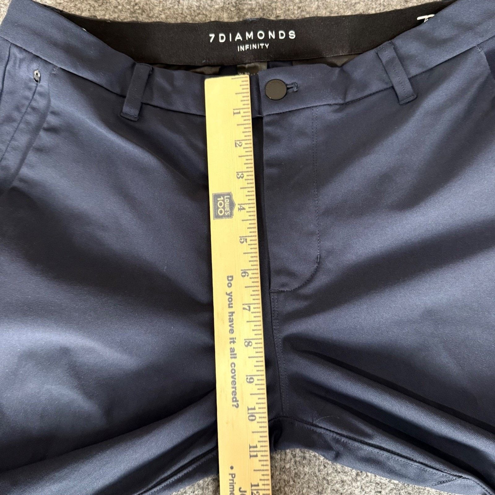 7Diamonds 7 Diamonds Infinity Mens Chino Pants Blue 32x30 (Fits 32x26) Size US 32 / EU 48 - 6 Thumbnail