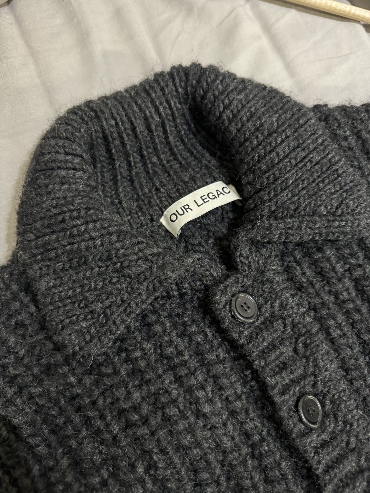 Our Legacy Big Piquet Knit Polo Sweater Size US M / EU 48-50 / 2 - 3 Thumbnail