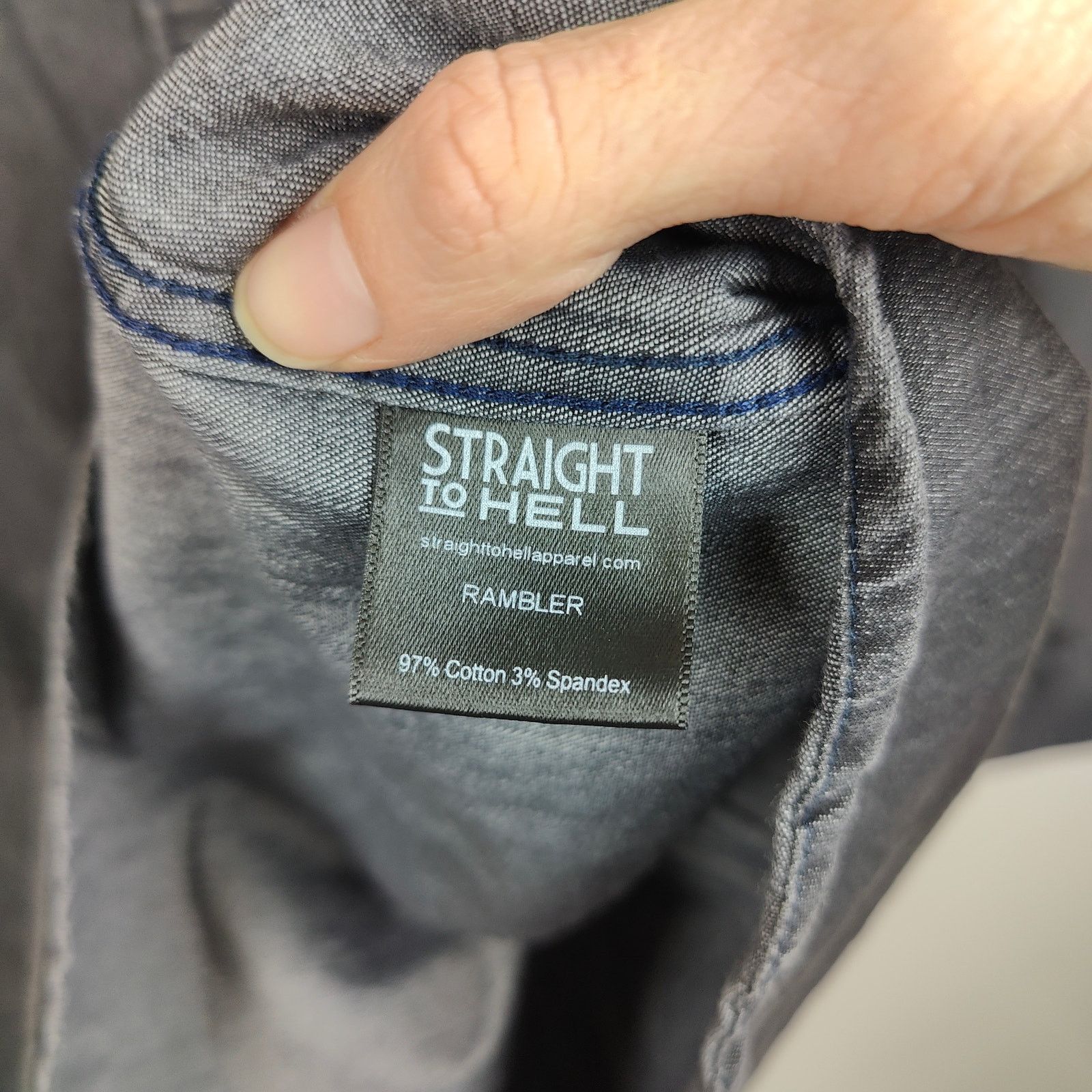 Straight To Hell Straight to Hell Rambler Pearl Snap Button Shirt Medium Size M / US 6-8 / IT 42-44 - 6 Thumbnail