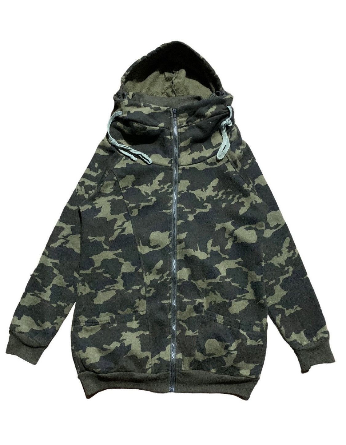 2000s japanese Felt Magliette Camo bono hoodie