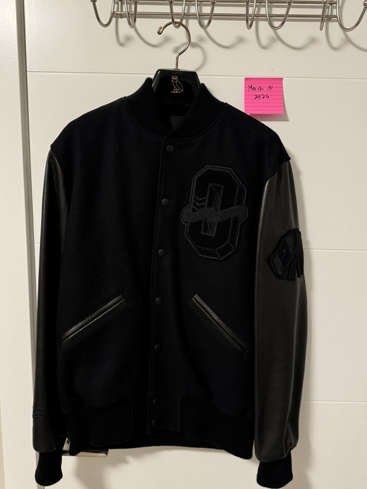October's Very Own × Roots OVO x Roots Varsity Jacket Black Size US M / EU 48-50 / 2 - 1 Thumbnail