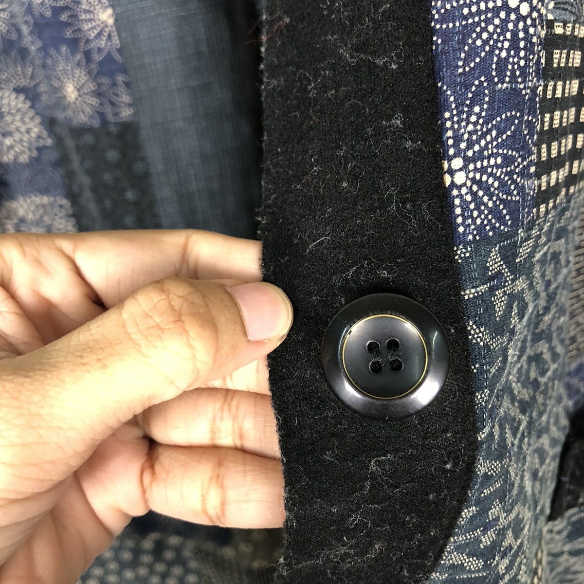 Indigo 🔥Vintage Button Jacket Indigo Sissoko Blue Issey Miyake Size US L / EU 52-54 / 3 - 16 Thumbnail