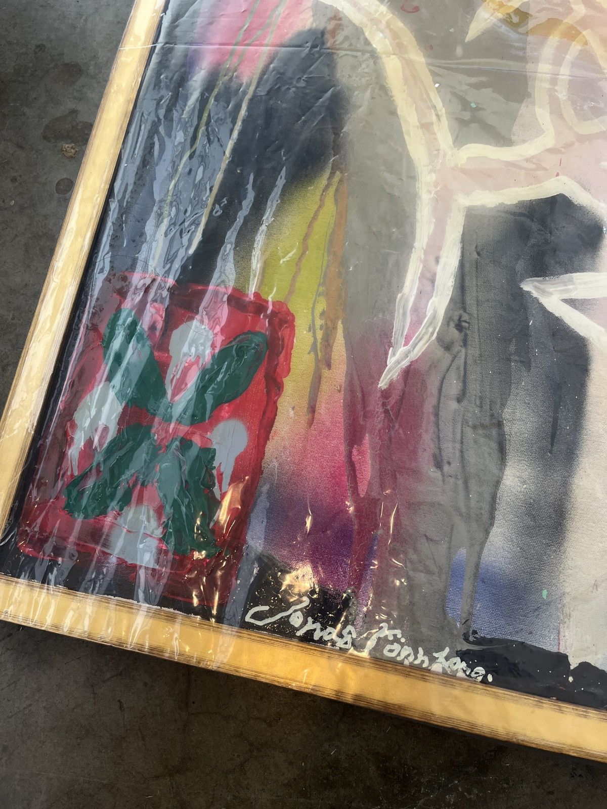 Drain Gang Benjamin Reichwald x Jonas Rönnberg “MBK STE” Painting Size ONE SIZE - 4 Thumbnail