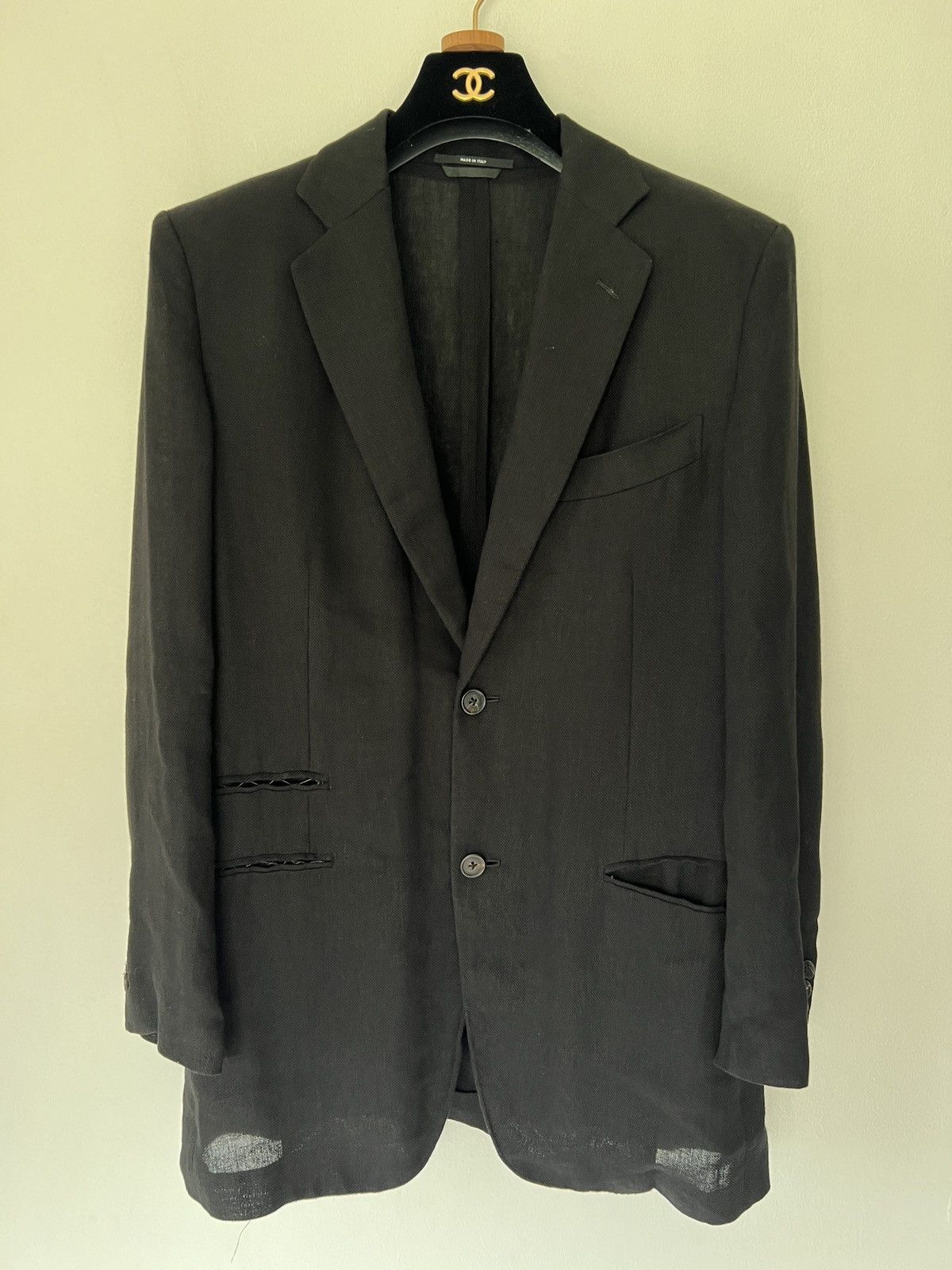 Hermes Hermes bamboo linen blazer Size 38R - 1 Thumbnail