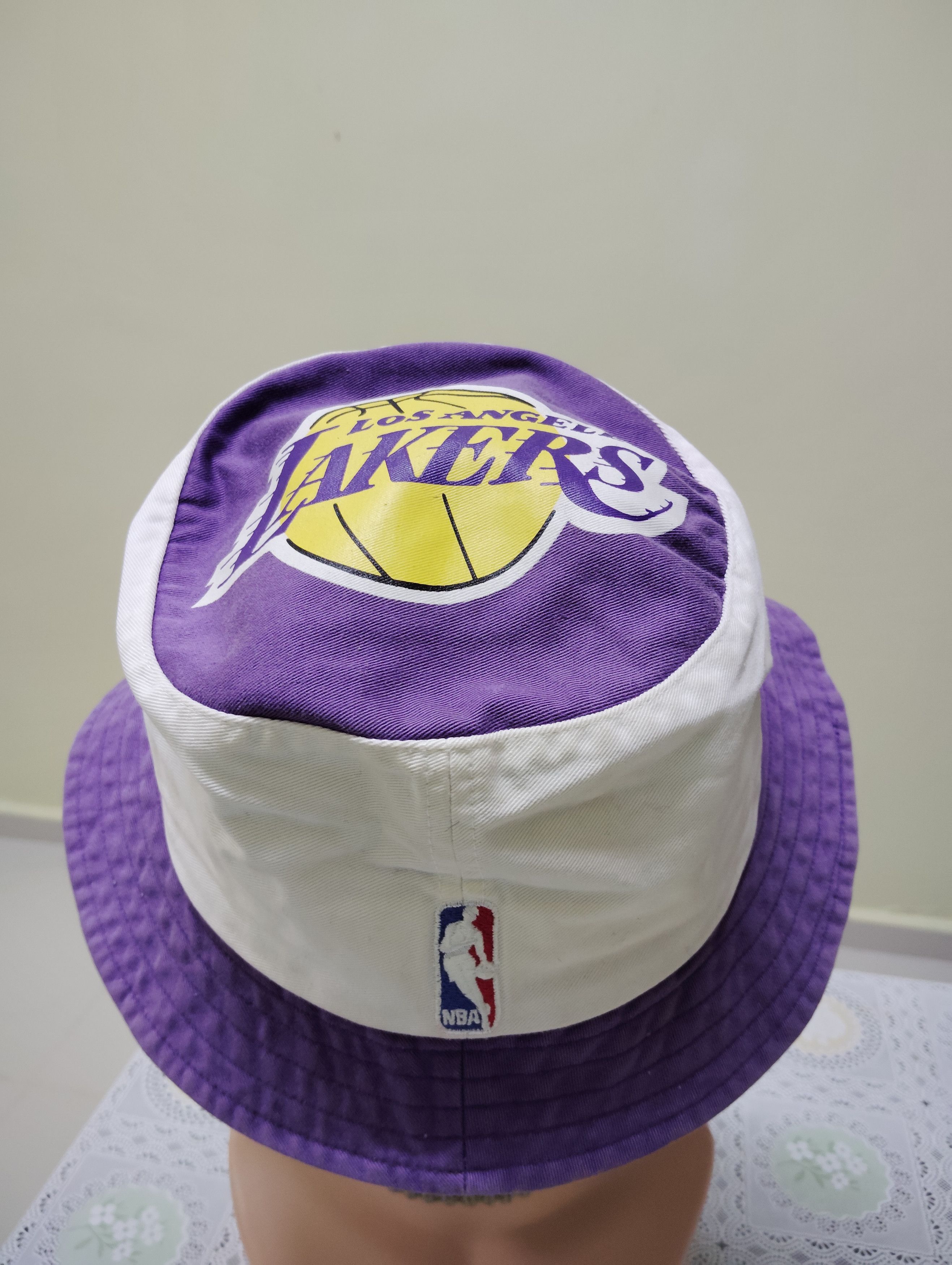 NBA × Reebok × Vintage VINTAGE LA LAKERS BUCKET HAT Size ONE SIZE - 3 Thumbnail