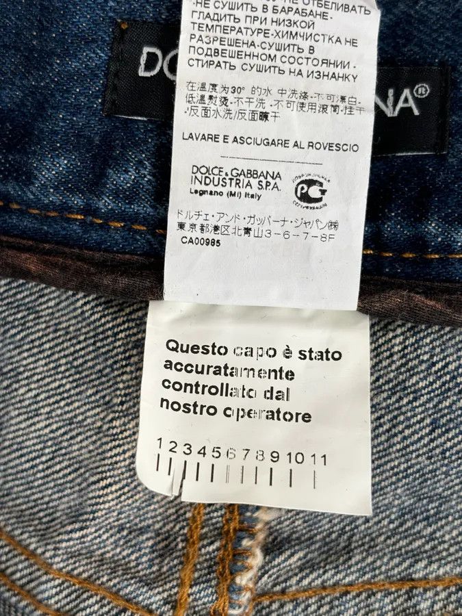 Dolce & Gabbana AW2005 Dolce & Gabbana Blue Faded Distressed Denim Jeans Size US 32 / EU 48 - 13 Thumbnail