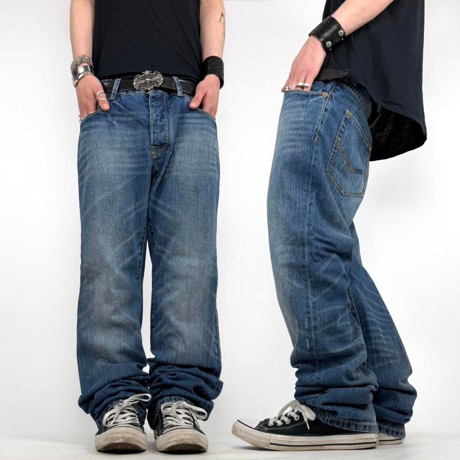 JNCO × Streetwear × Vintage Rare vintage 90s JNCO Control alien 