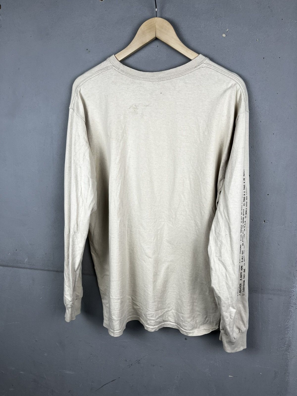 Rap Tees 2Pac long sleeve made usa Size US L / EU 52-54 / 3 - 8 Thumbnail