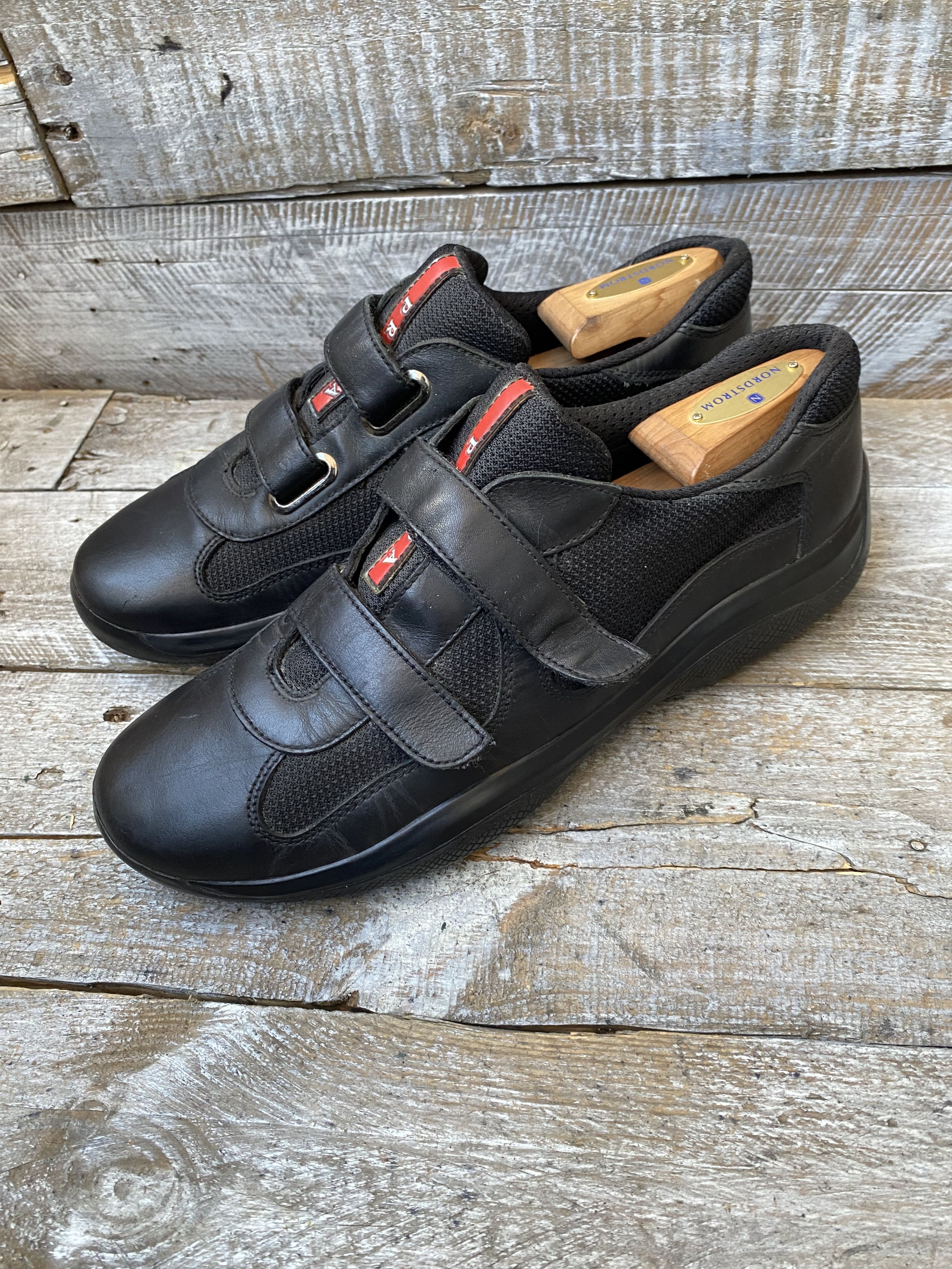 Prada Prada american cup strappy low top sneakers sz 8 Size US 8 / EU 41 - 4 Thumbnail
