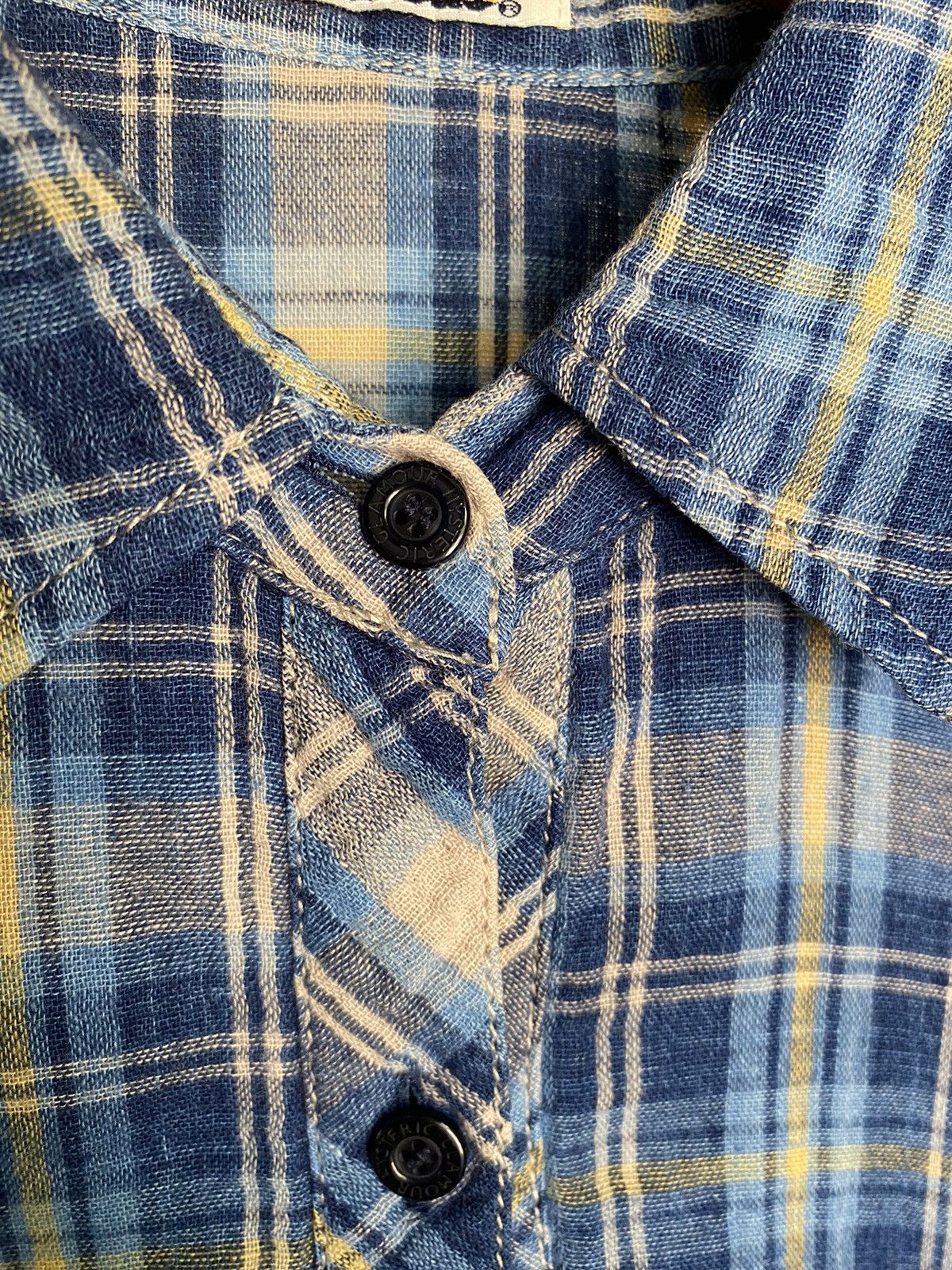 Hysteric Glamour Hysteric Glamour Blue Plaid Button-Up Shirt. Size S / US 4 / IT 40 - 14 Thumbnail