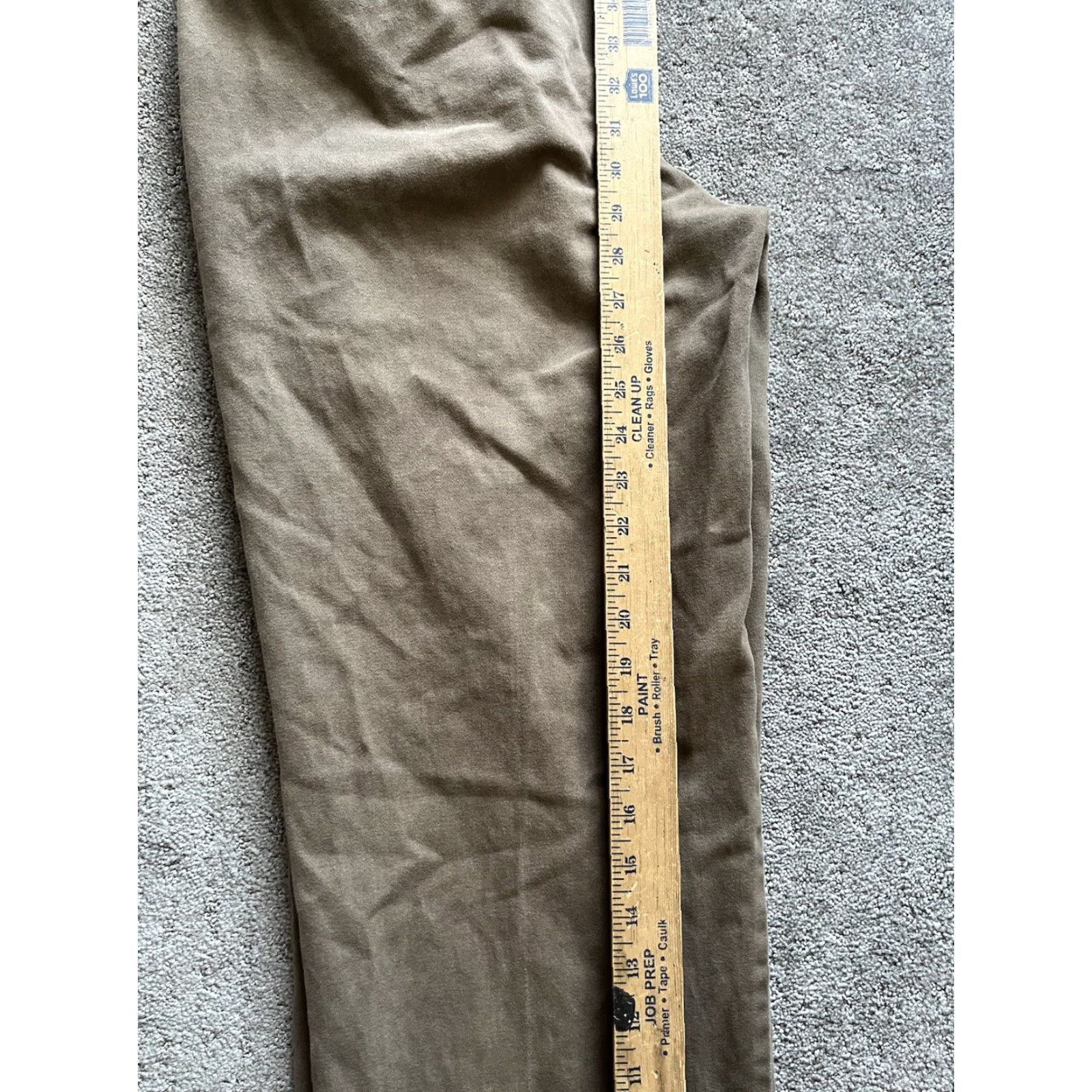 Dockers Dockers Brown Classic Fit Men Pants 34x30 Flat Front Straight Leg Dockers Signature Khaki Dress Pants 34in Inseam Mens Size US 34 / EU 50 - 7 Thumbnail