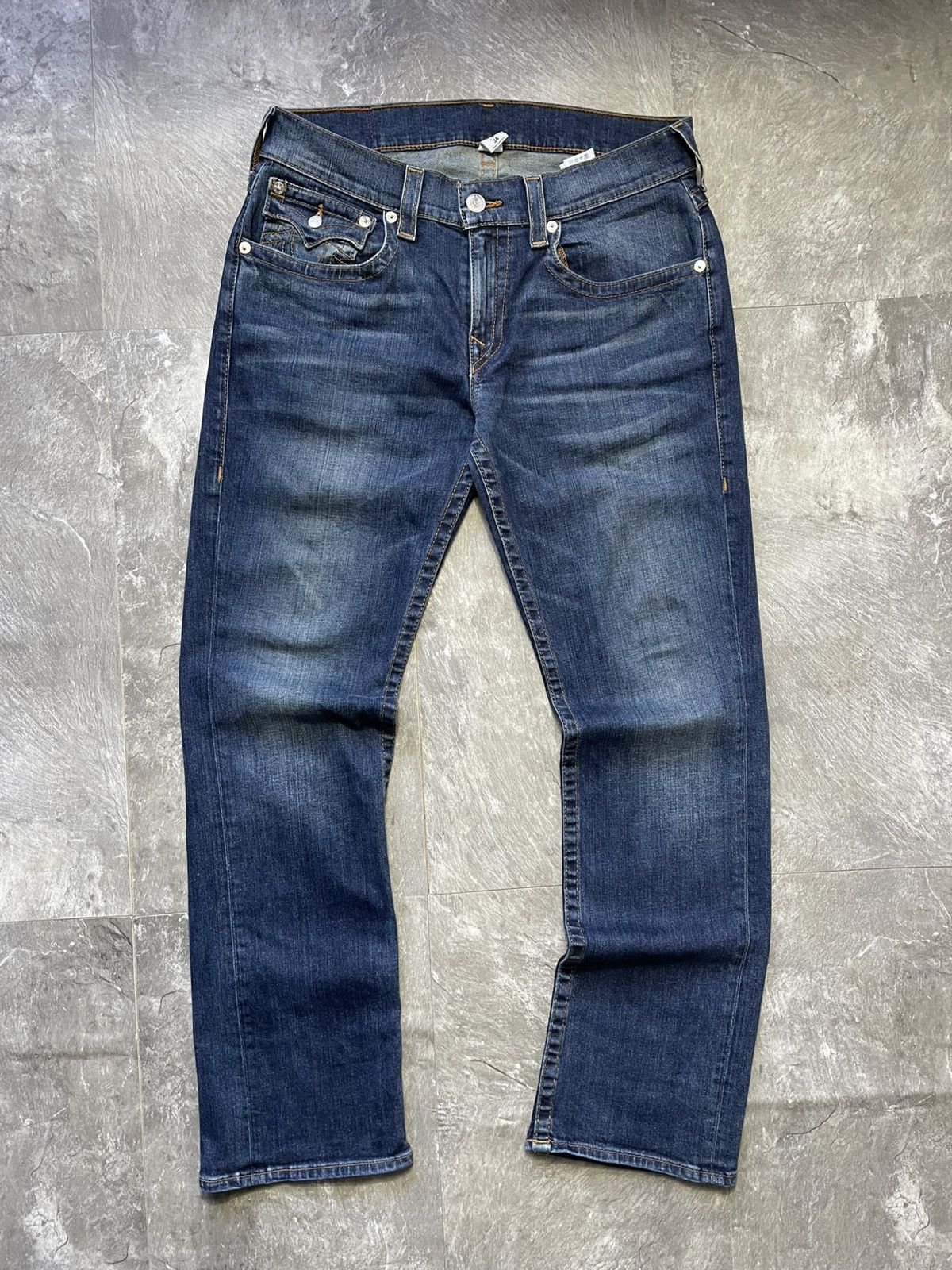 True Religion Vintage True Religion Baggy Straight Denim Jeans Japan Y2k Size US 34 / EU 50 - 5 Thumbnail