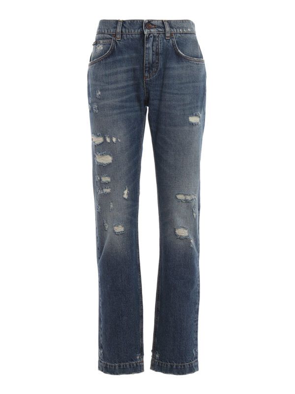 Dolce & Gabbana o1y0825 Denim Pant in Blue Size 26" / US 2 / IT 38 - 1 Thumbnail