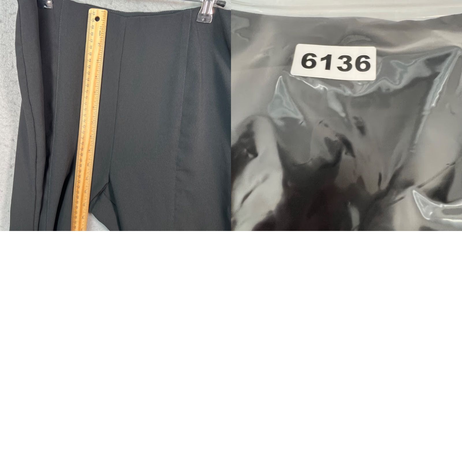 Anthropologie Anthropologie Womens 10 Black High-Low Flared Wide-Leg Trousers Pants Womens Black Flared Wide-Leg Pants 10 Size 32" / US 10 / IT 46 - 8 Thumbnail