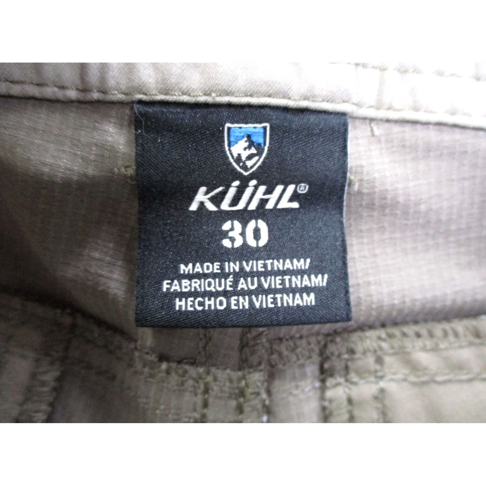Vintage Kuhl Shorts Mens 30 Beige Utility Hiking Workwear Outdoor Climbing Hiking Shorts Beige Pocket Pockets 30 Mens Size US 30 / EU 46 - 6 Thumbnail