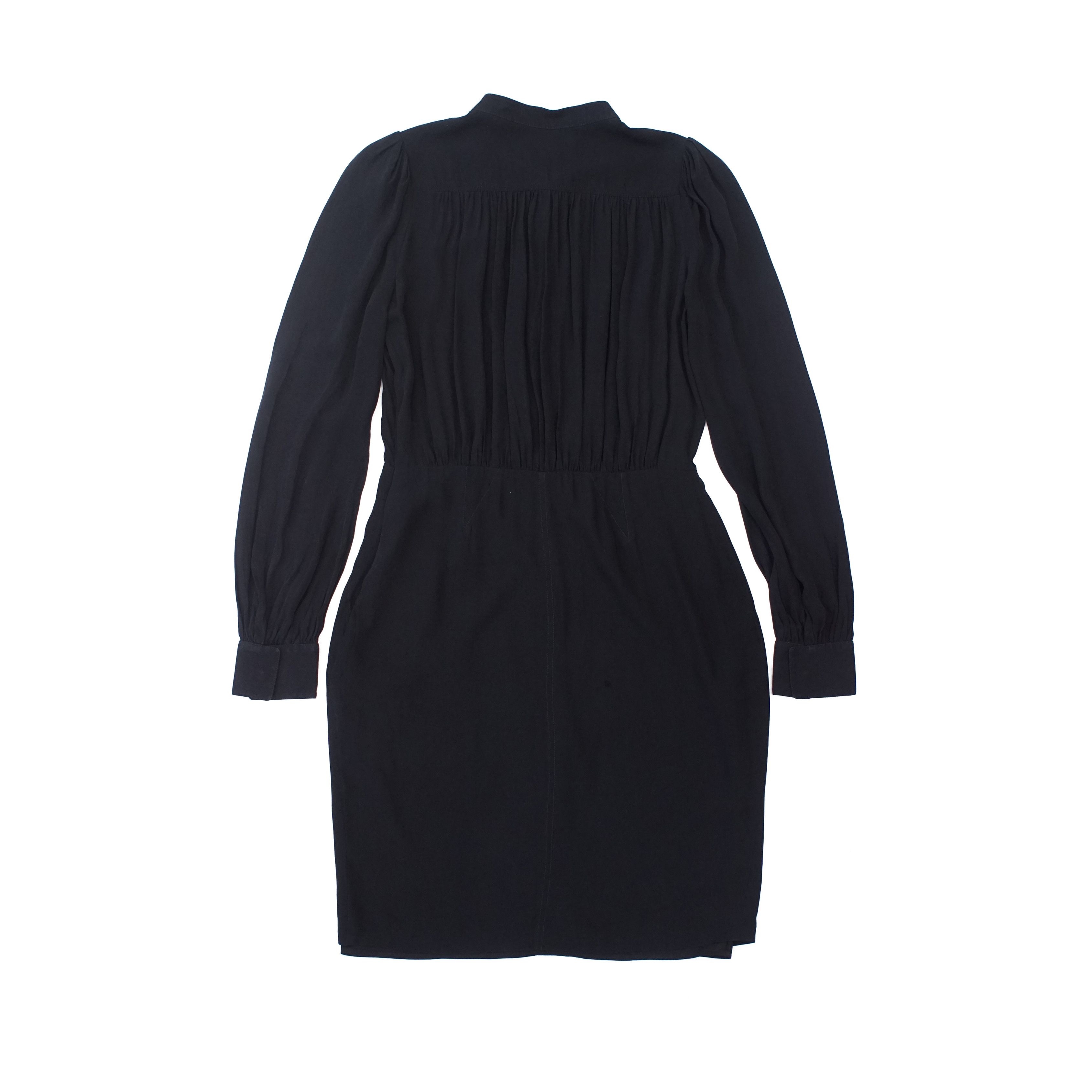 Givenchy *NoTariff Givenchy Long Sleeve Midi Dress Size S / US 4 / IT 40 - 2 Thumbnail