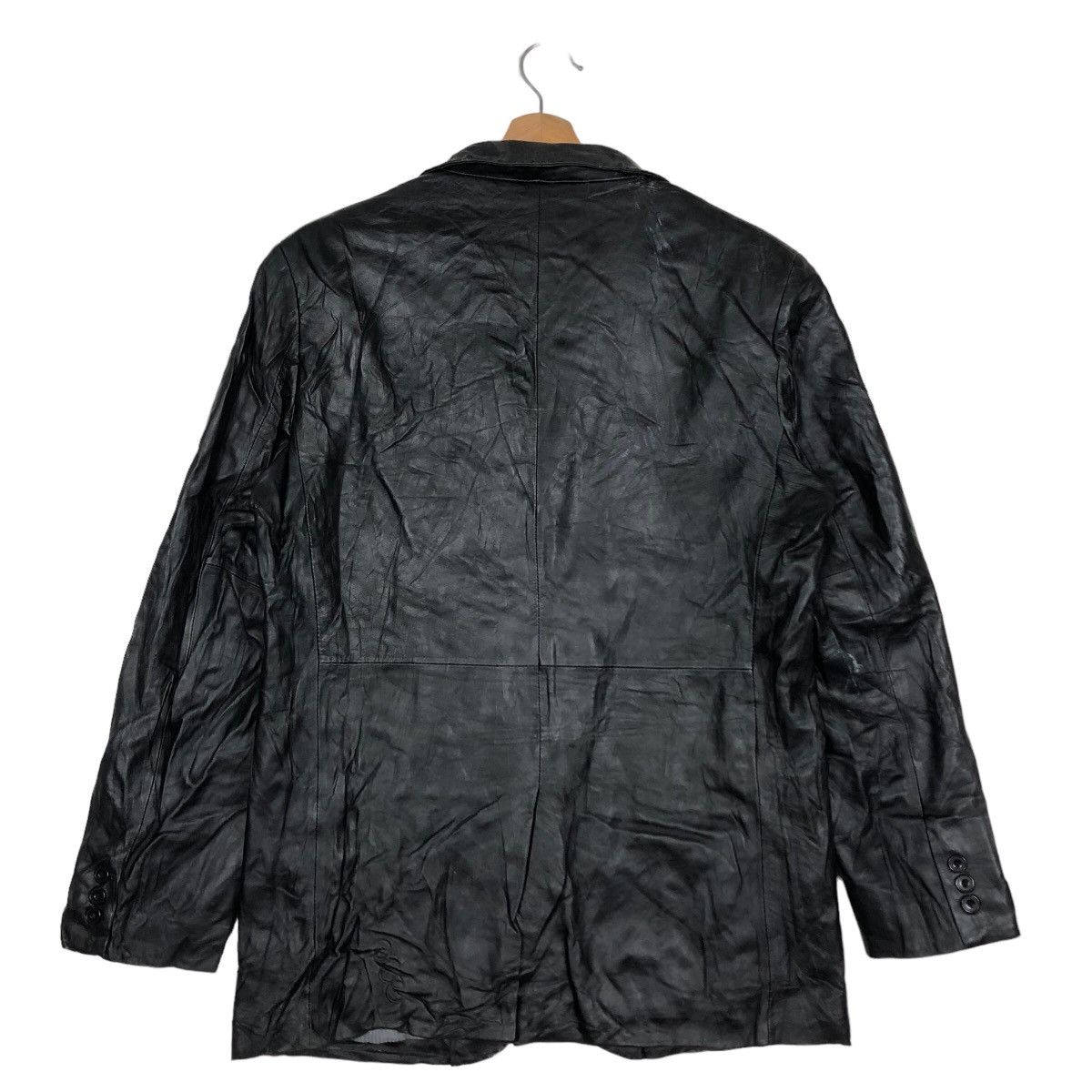 Genuine Leather 🔥90’s Vintage Lamb Leather Jacket Mitsumine Issey Miyake Size US M / EU 48-50 / 2 - 8 Thumbnail