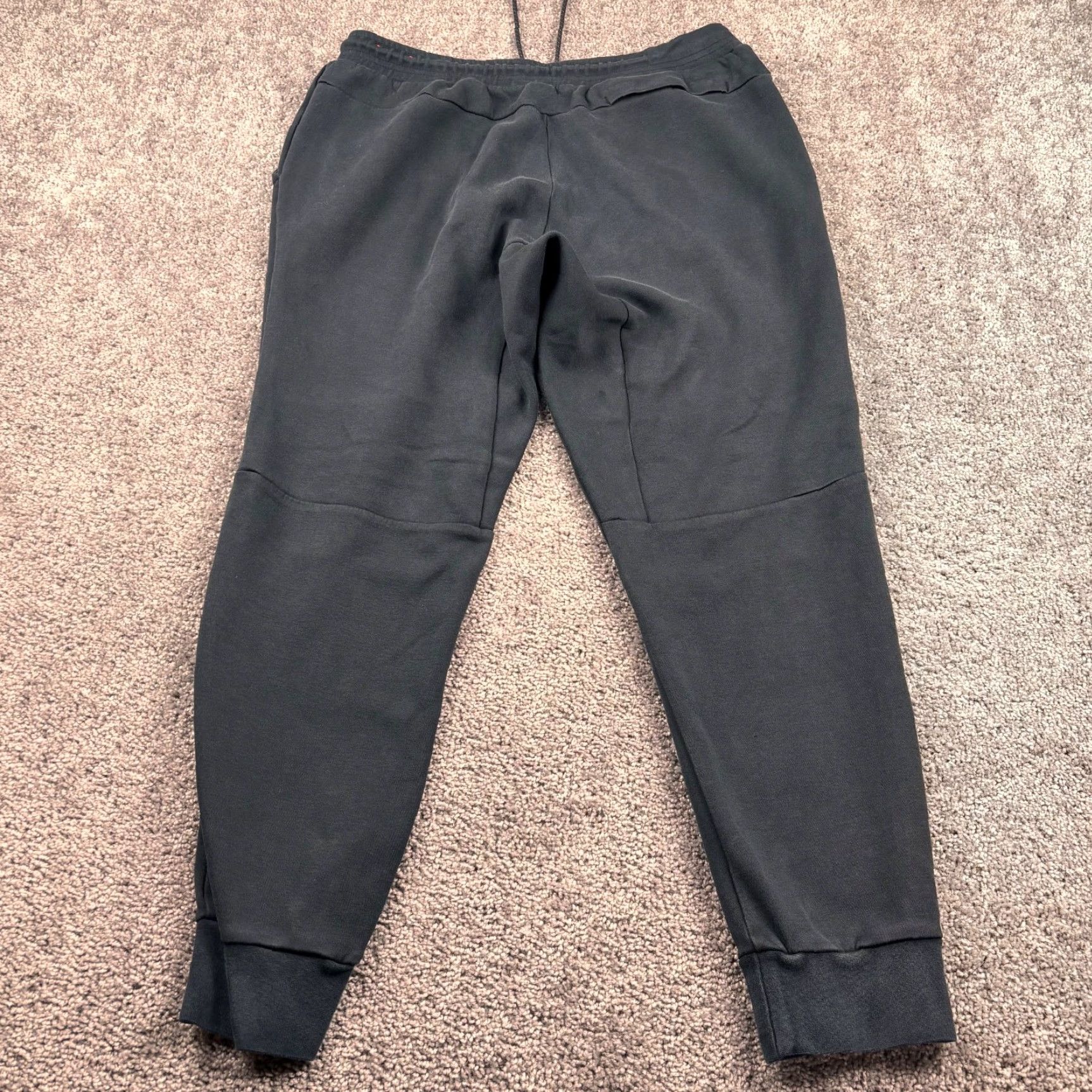 Nike Nike Tech Fleece Jogger Pants Mens 2XL Black Tapered Zip Pocket Sweatpants Size US 39 - 7 Thumbnail