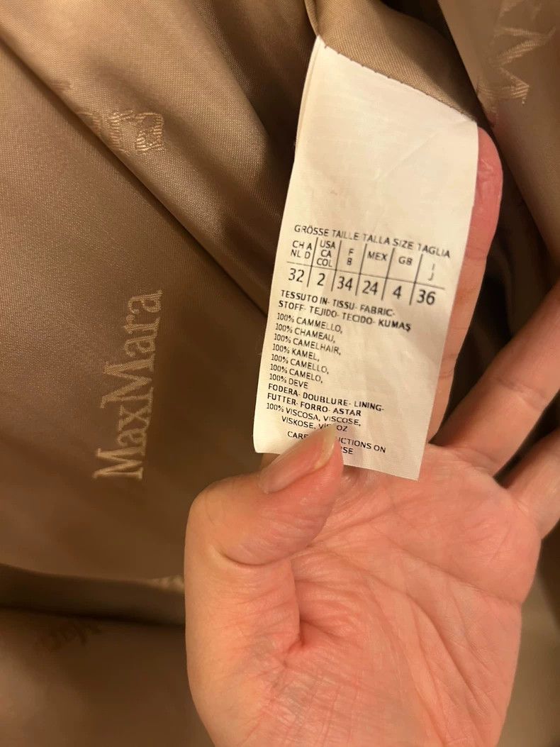 Max Mara Max Mara Classic, 95% camel, 5% rabbit, Size S / US 4 / IT 40 - 3 Thumbnail