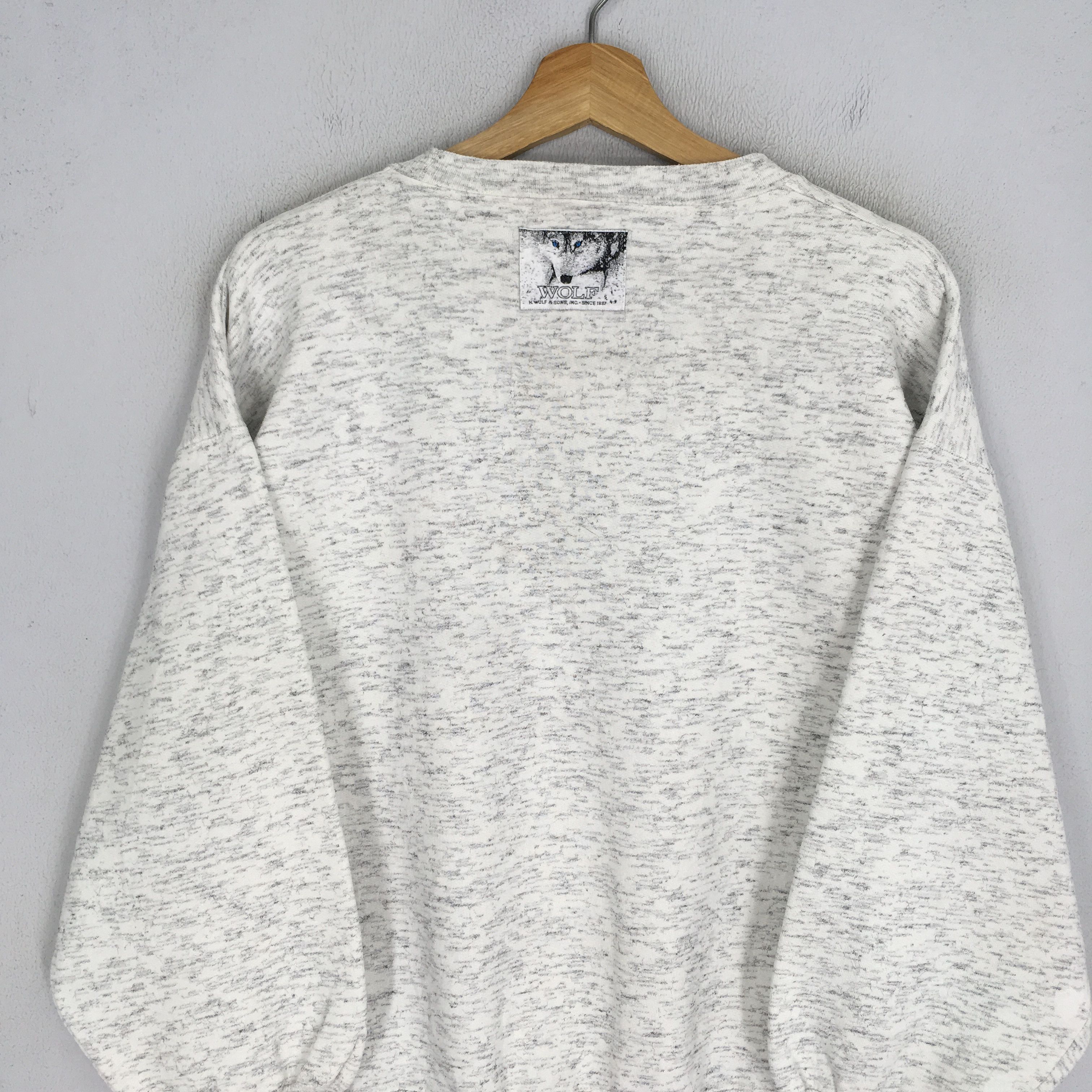Vintage vintage grey sweatshirt - 350 Size US XL / EU 56 / 4 - 10 Thumbnail