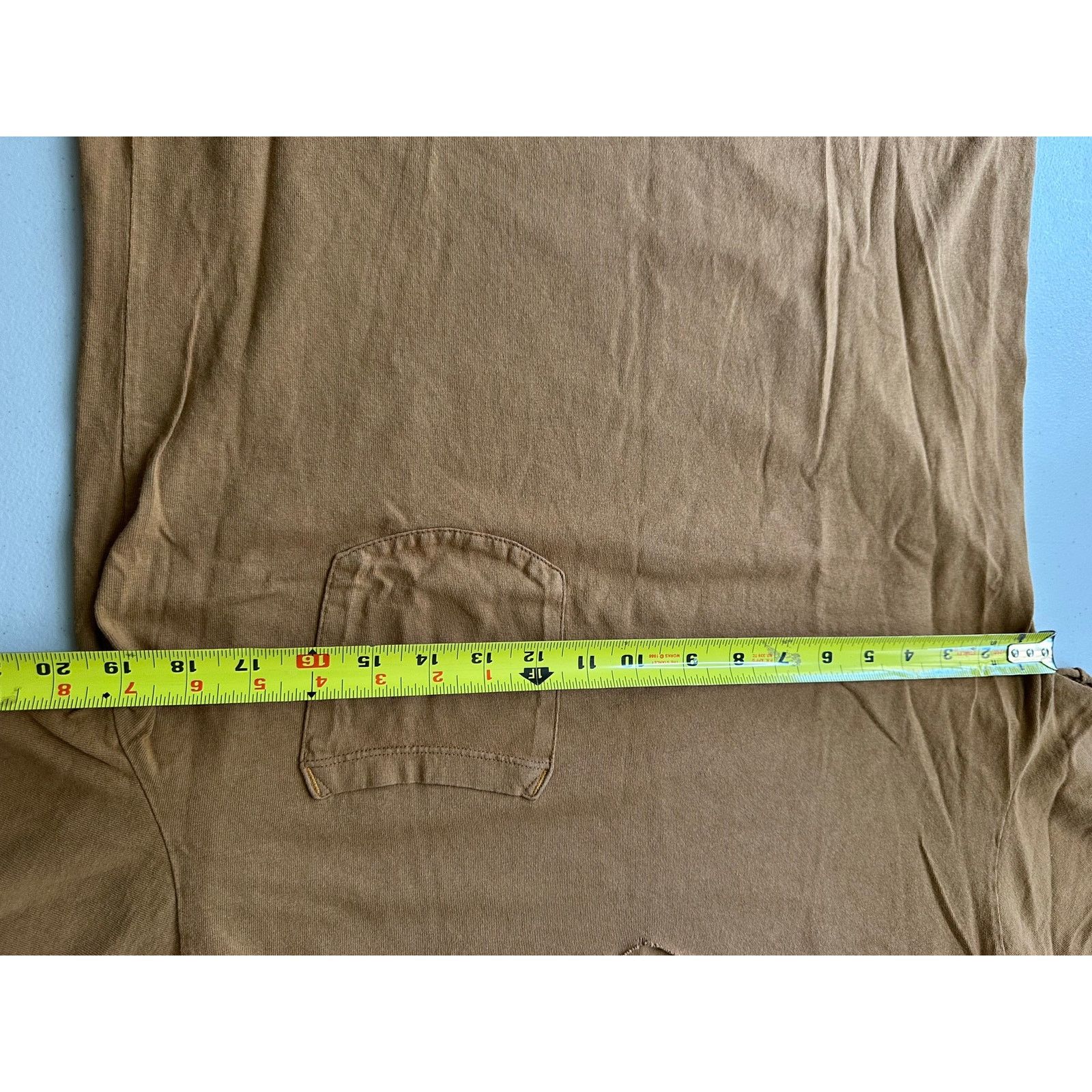 Freenote Freenote Cloth Pocket T Shirt M Mustard Distressed Cut Size M / US 6-8 / IT 42-44 - 9 Thumbnail