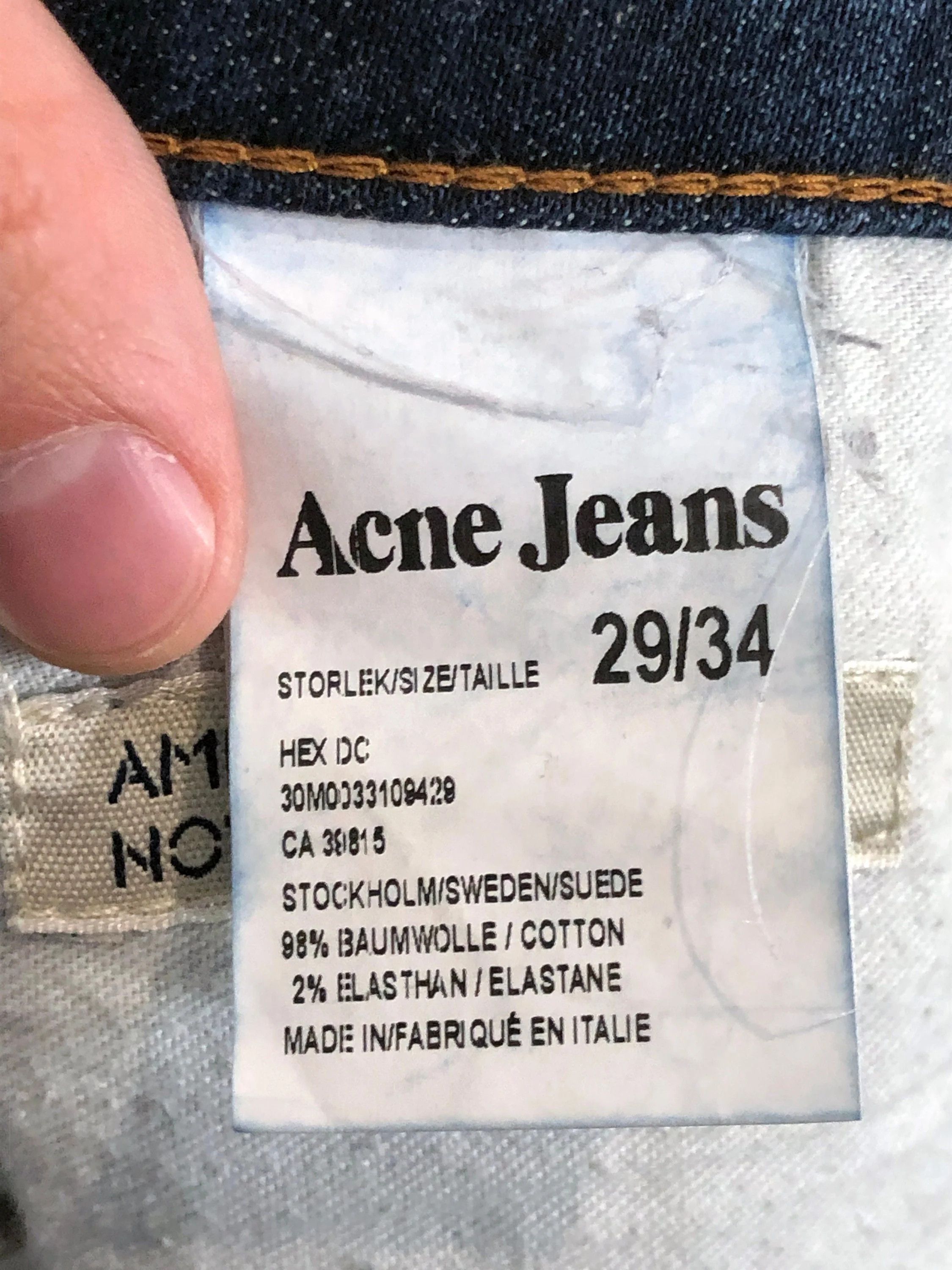 Vintage Acne Jeans Vintage Women's Skinny Jeans - 29 Size 29" - 4 Thumbnail