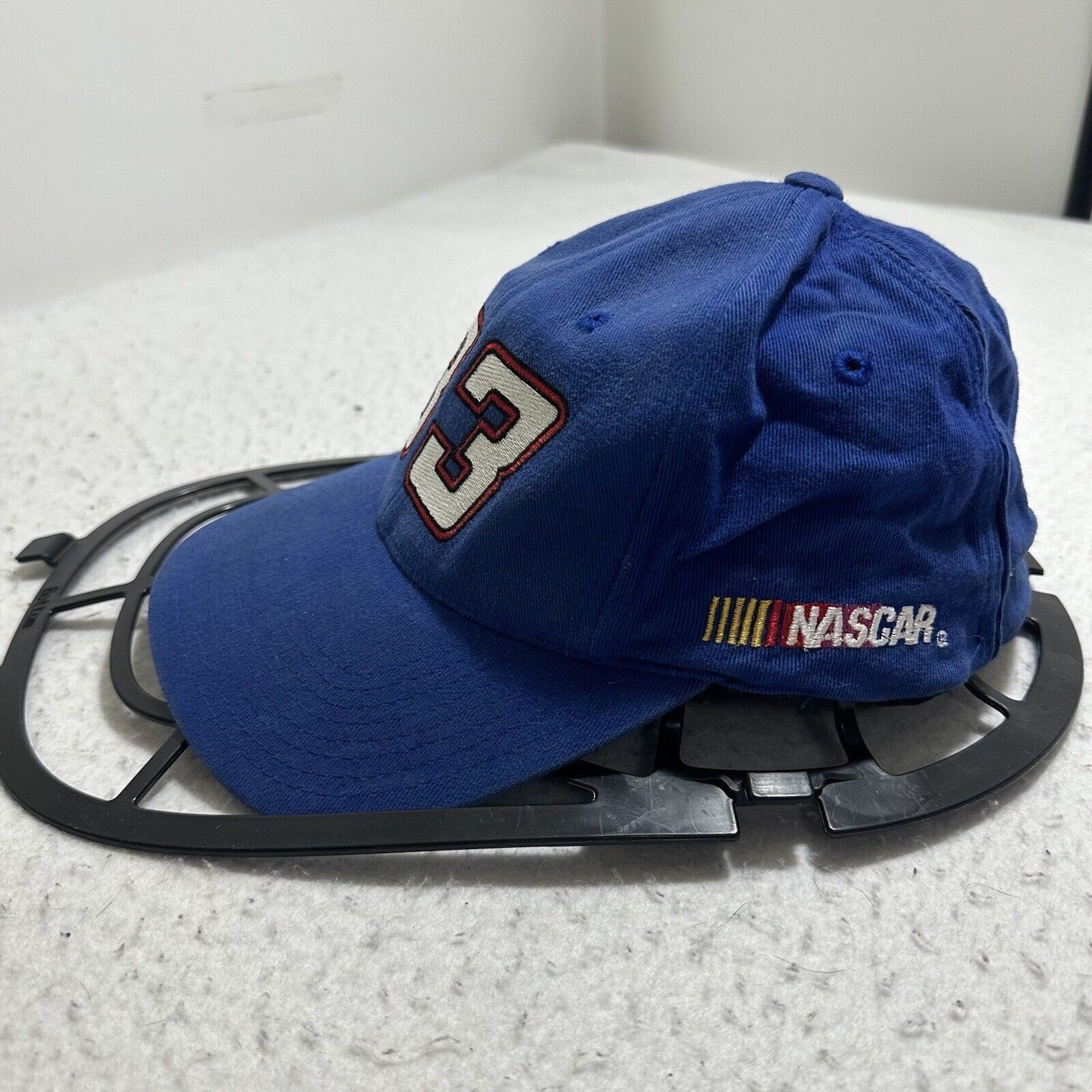 NASCAR NASCAR Joe Nemechek Racing Blue Baseball Hat Fitted Cap Size ONE SIZE - 4 Thumbnail